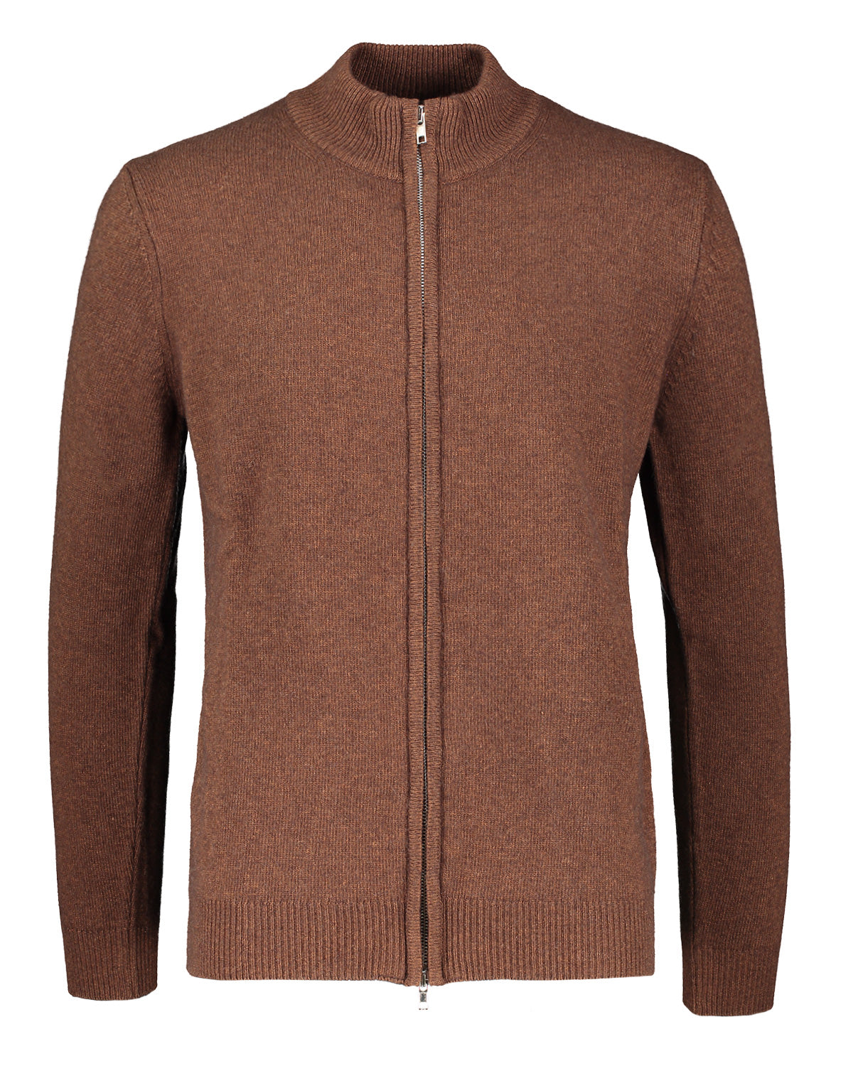 Ivar Brown Full Zip Sweater