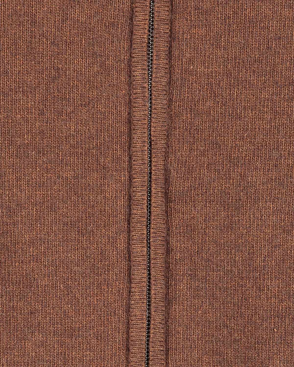 Ivar Brown Full Zip Sweater