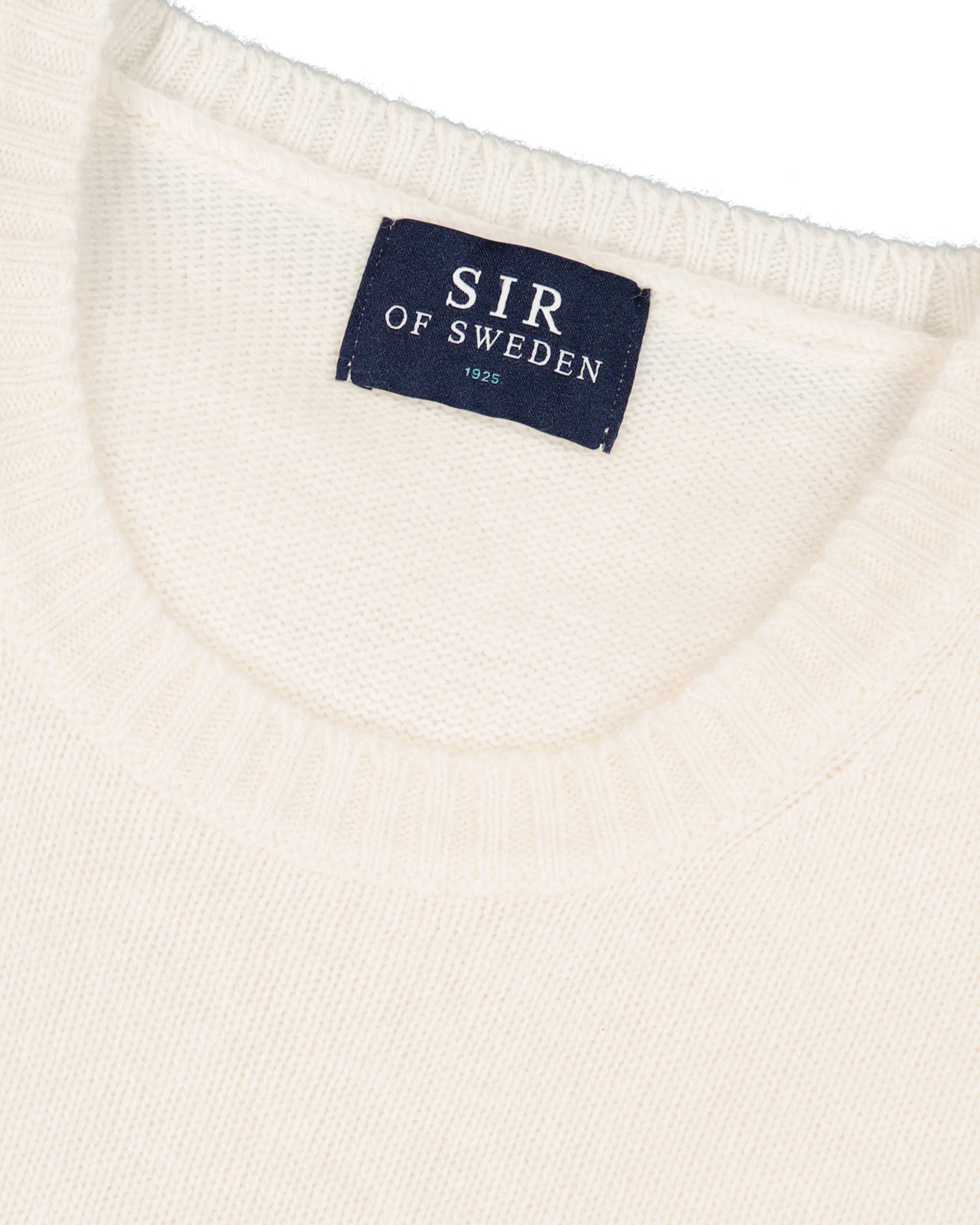 Harald White Crewneck Sweater
