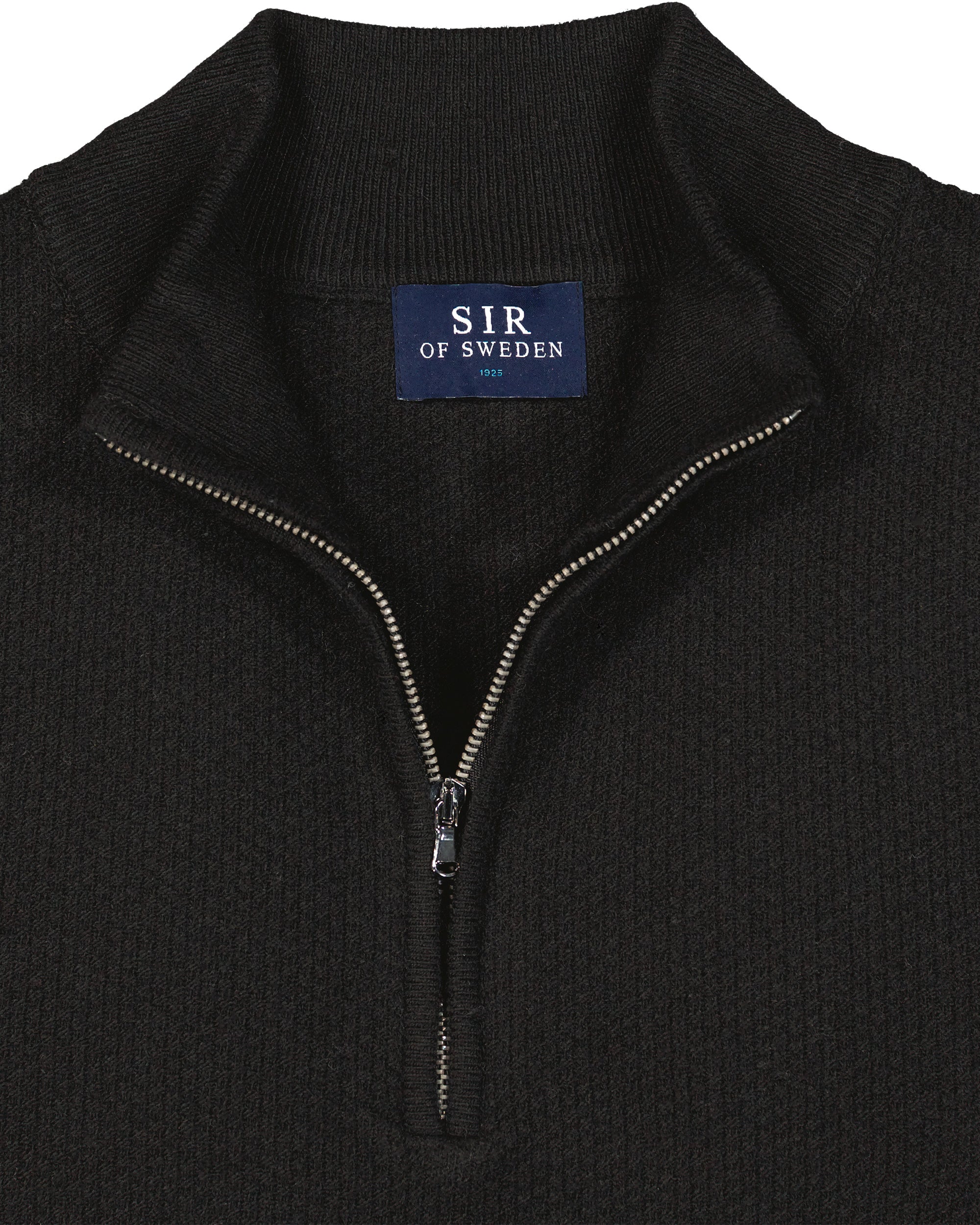 Gunvald Black Half Zip Sweater