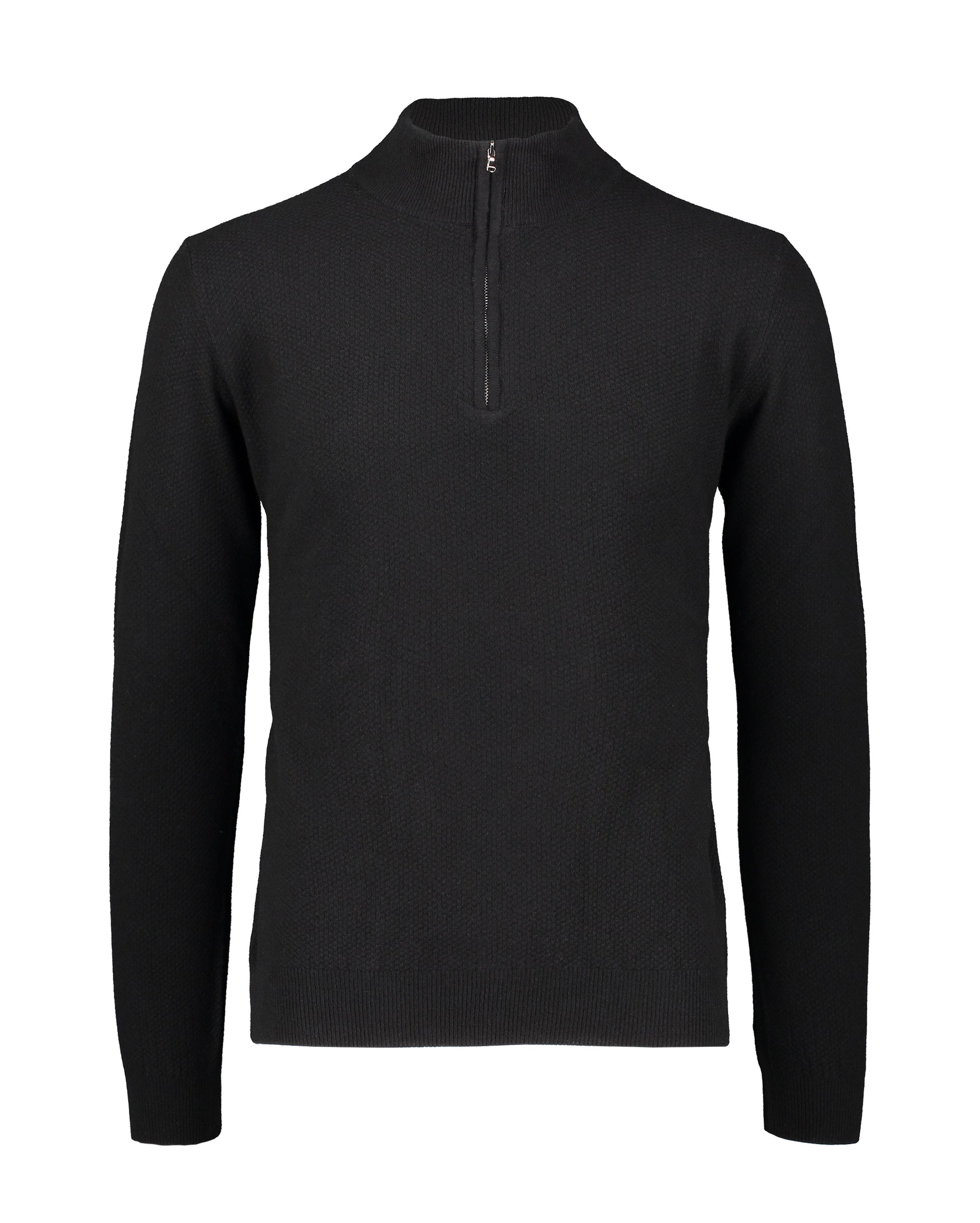 Gunvald Black Half Zip Sweater