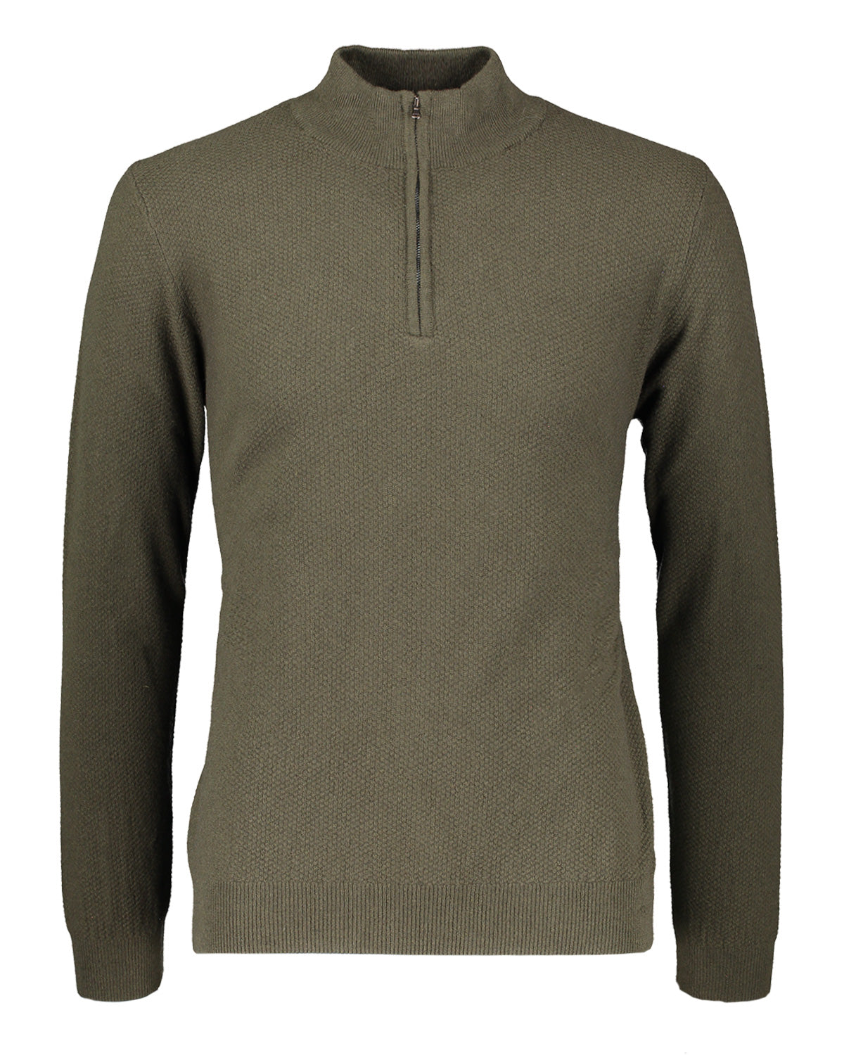 Gunvald Green Half Zip Sweater