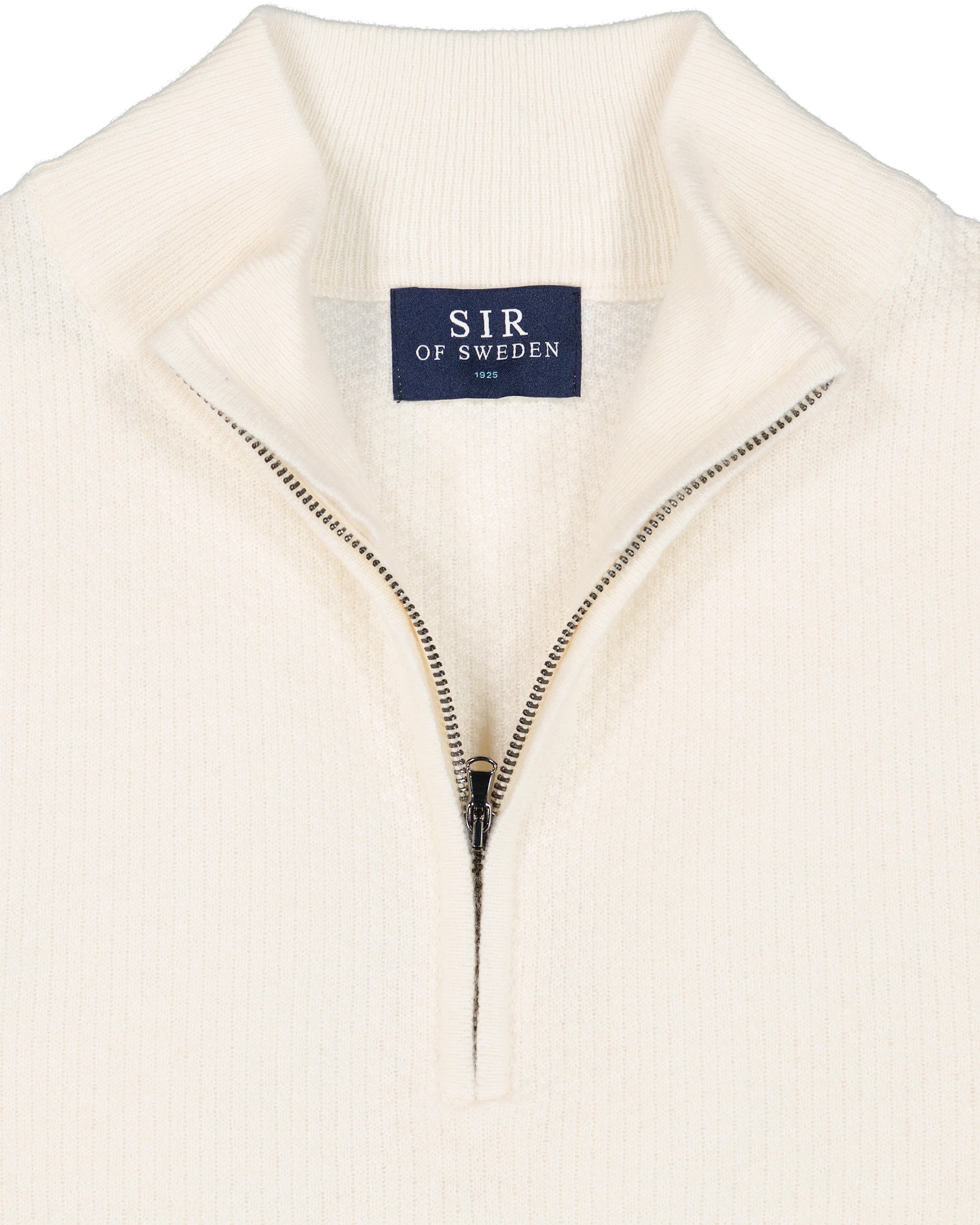 Gunvald White Half Zip Sweater