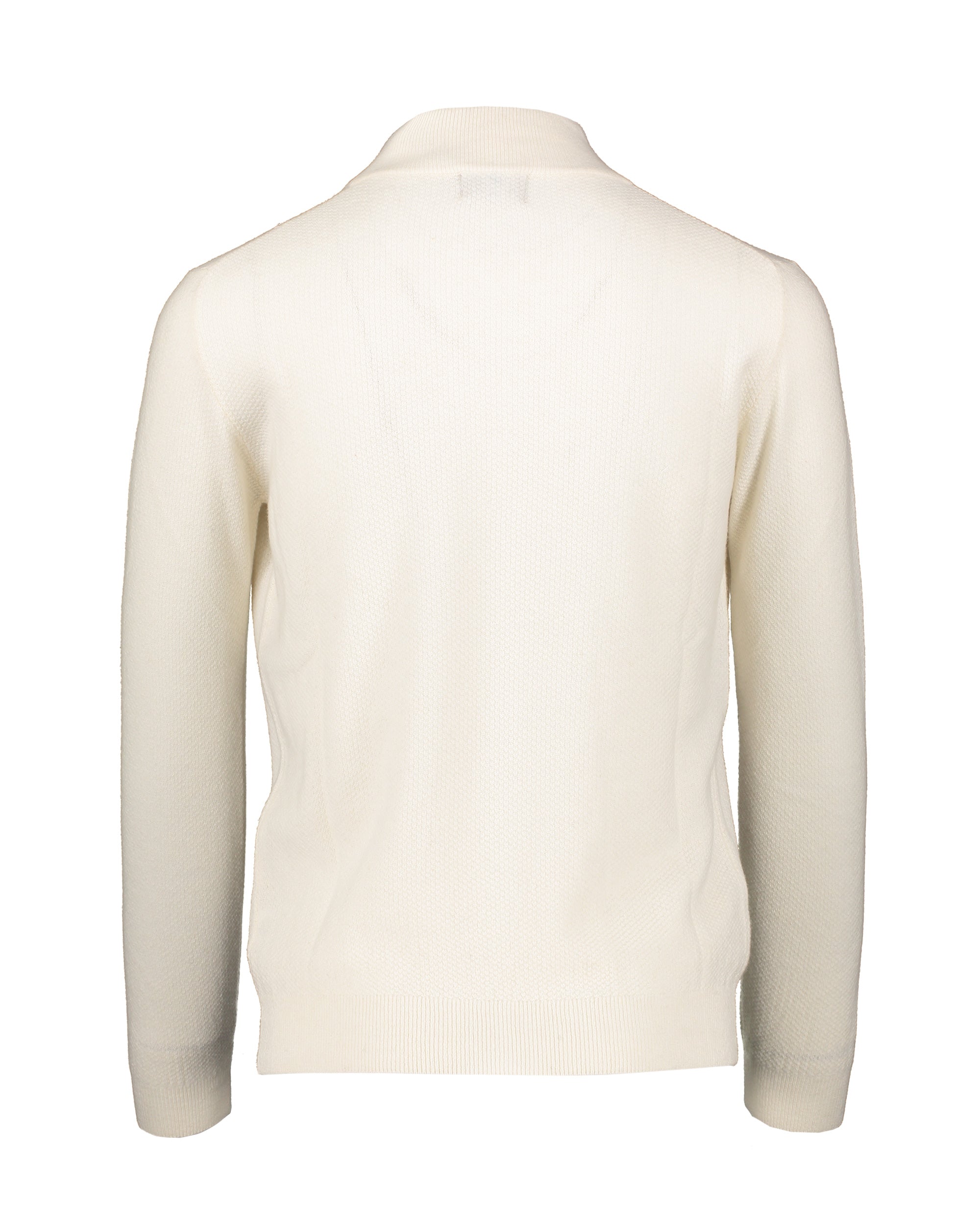 Gunvald White Half Zip Sweater