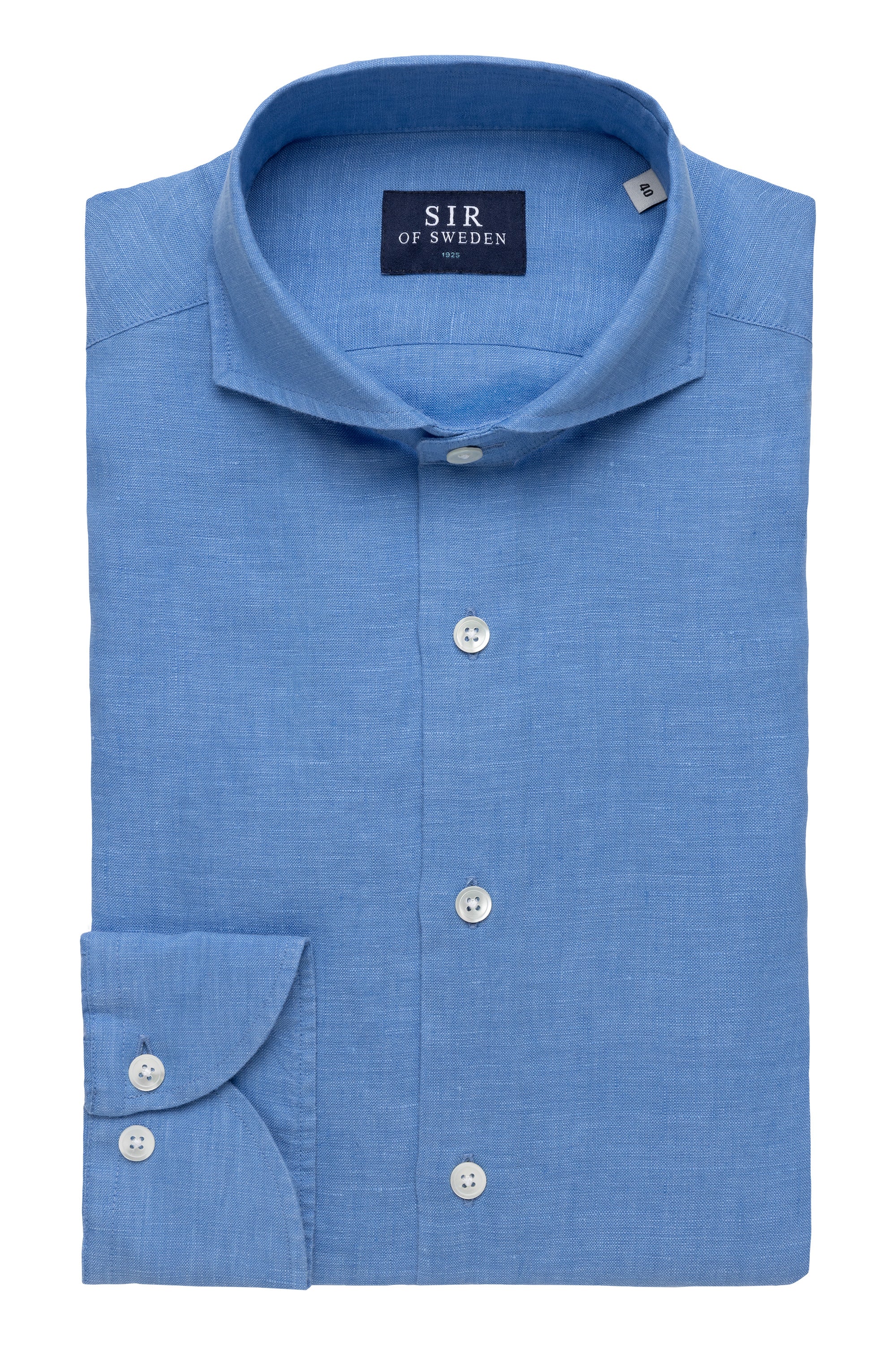 Agnelli Blue Linen Shirt