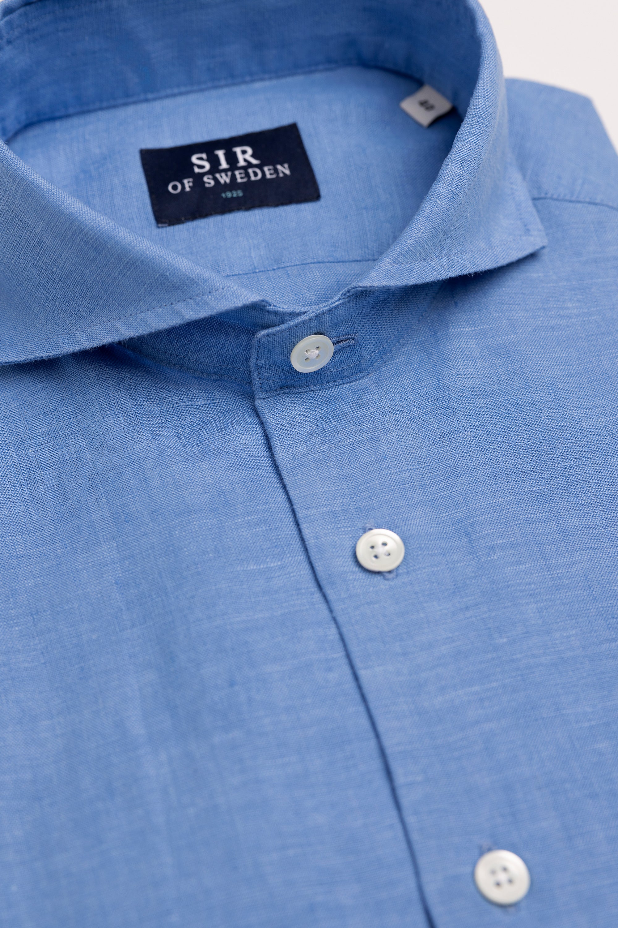 Agnelli Blue Linen Shirt