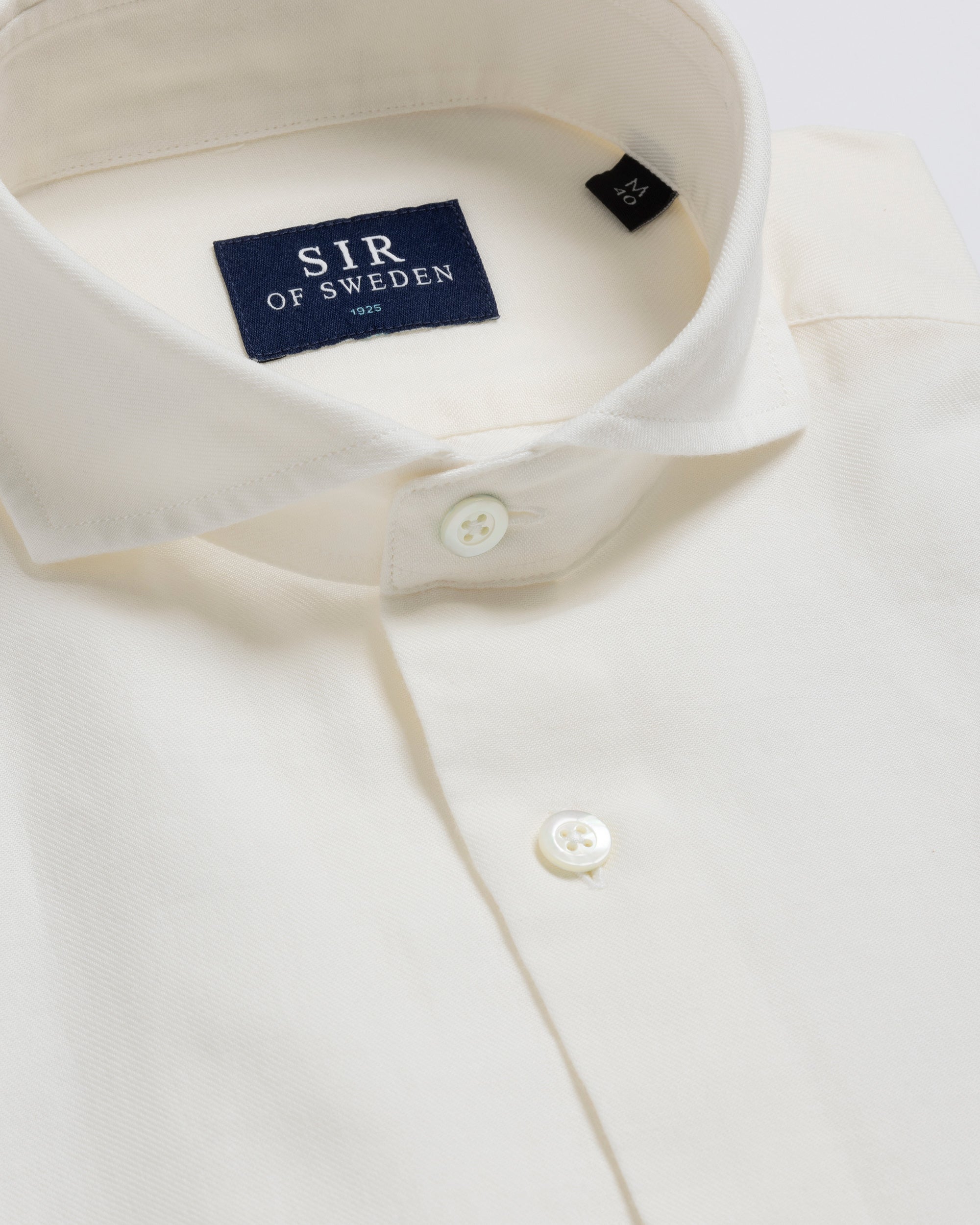 Agnelli White Cotton Cashmere Shirt