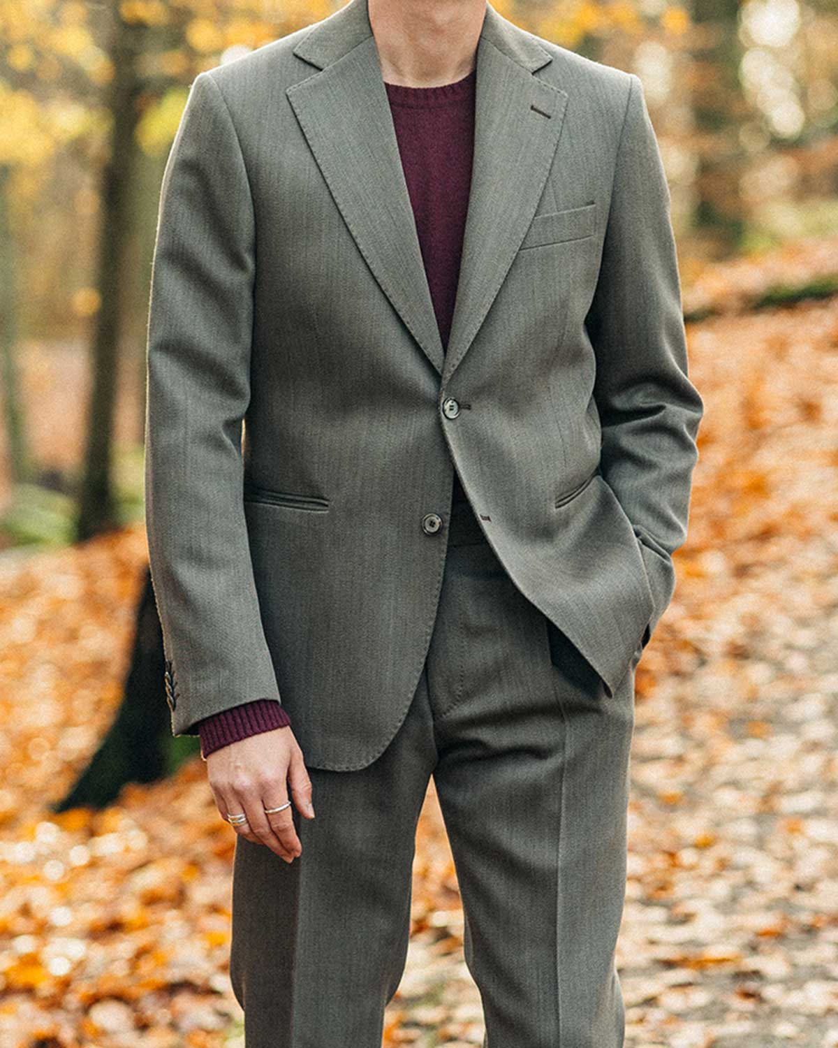 Eliot Beige Cavalry Twill Jacket