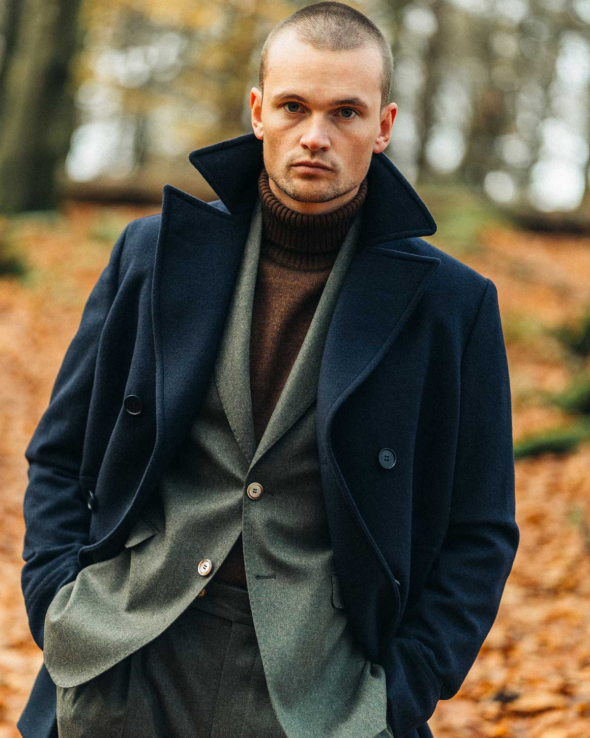 Eliot Green Flannel Stretch Jacket
