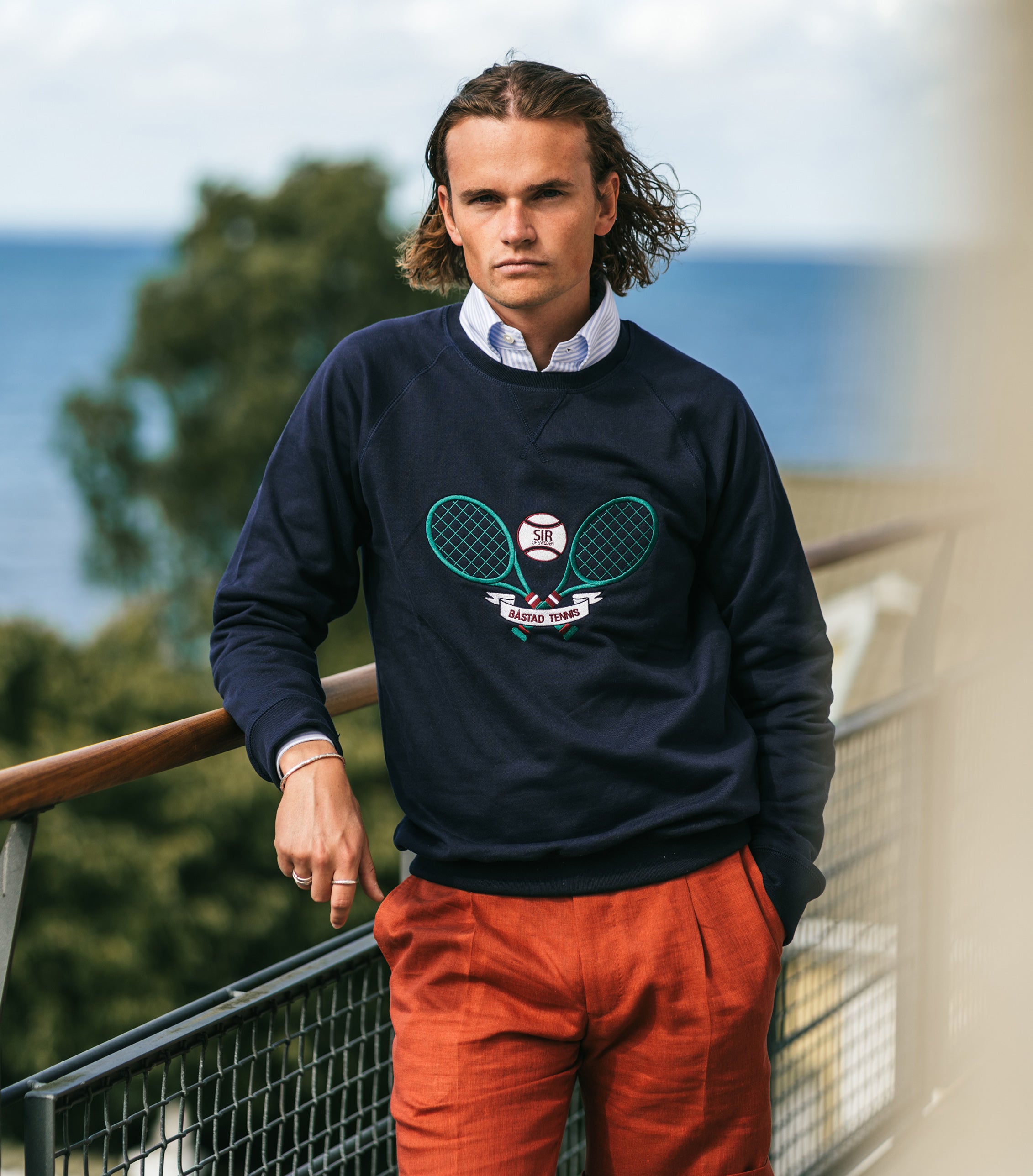Ash Navy College Tennis Sweater