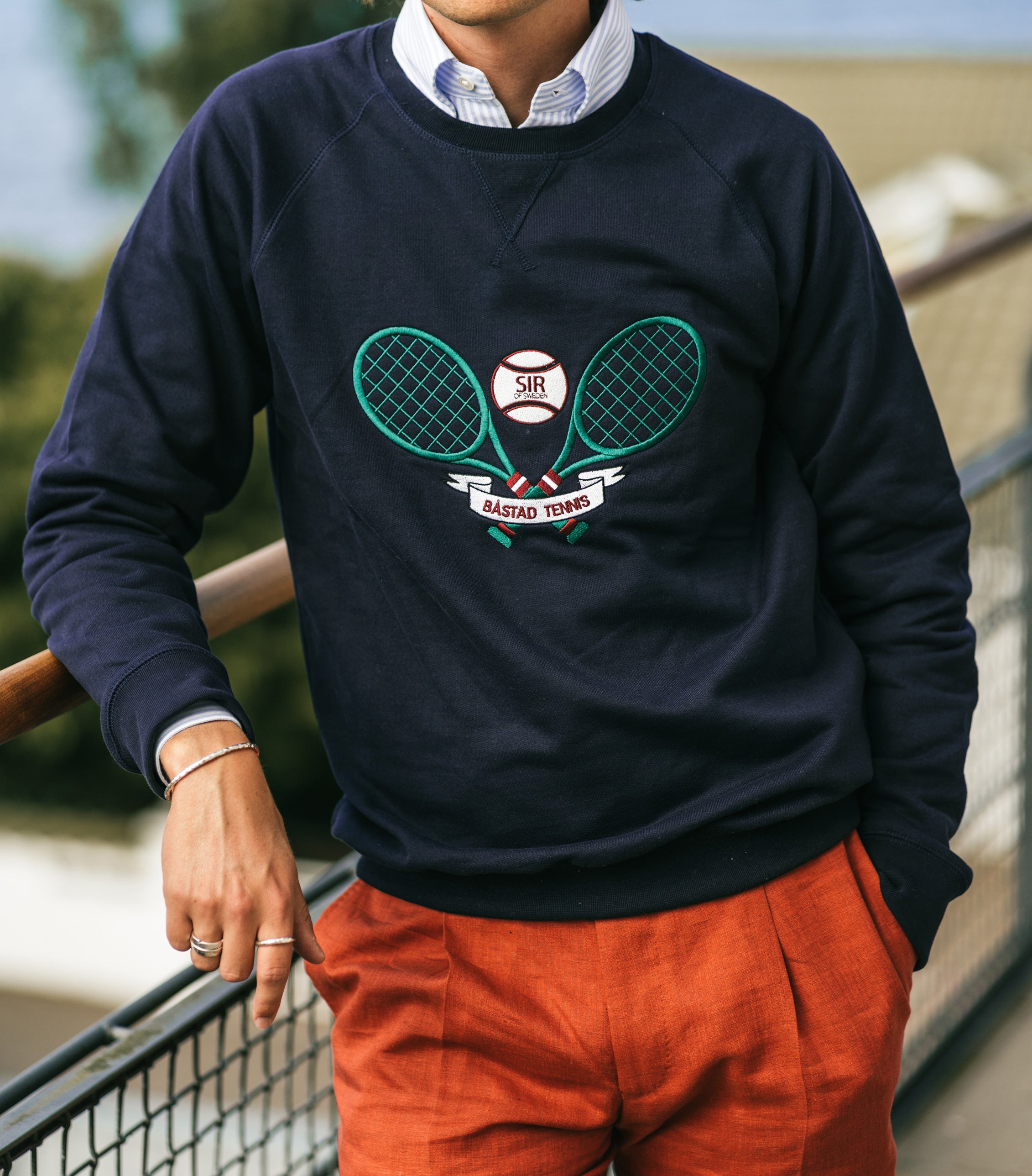 Ash Navy College Tennis Sweater
