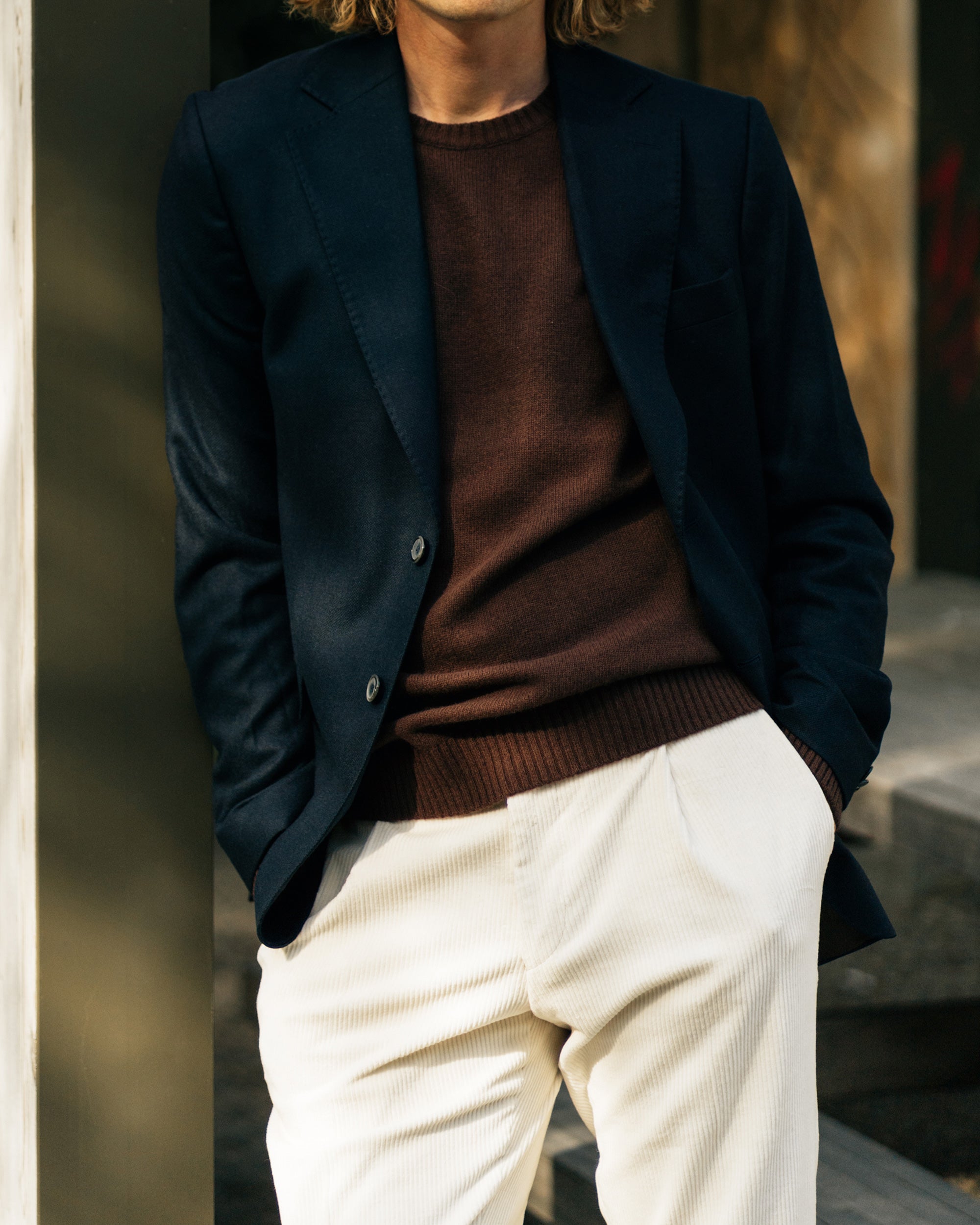 Harald Brown Crewneck Sweater