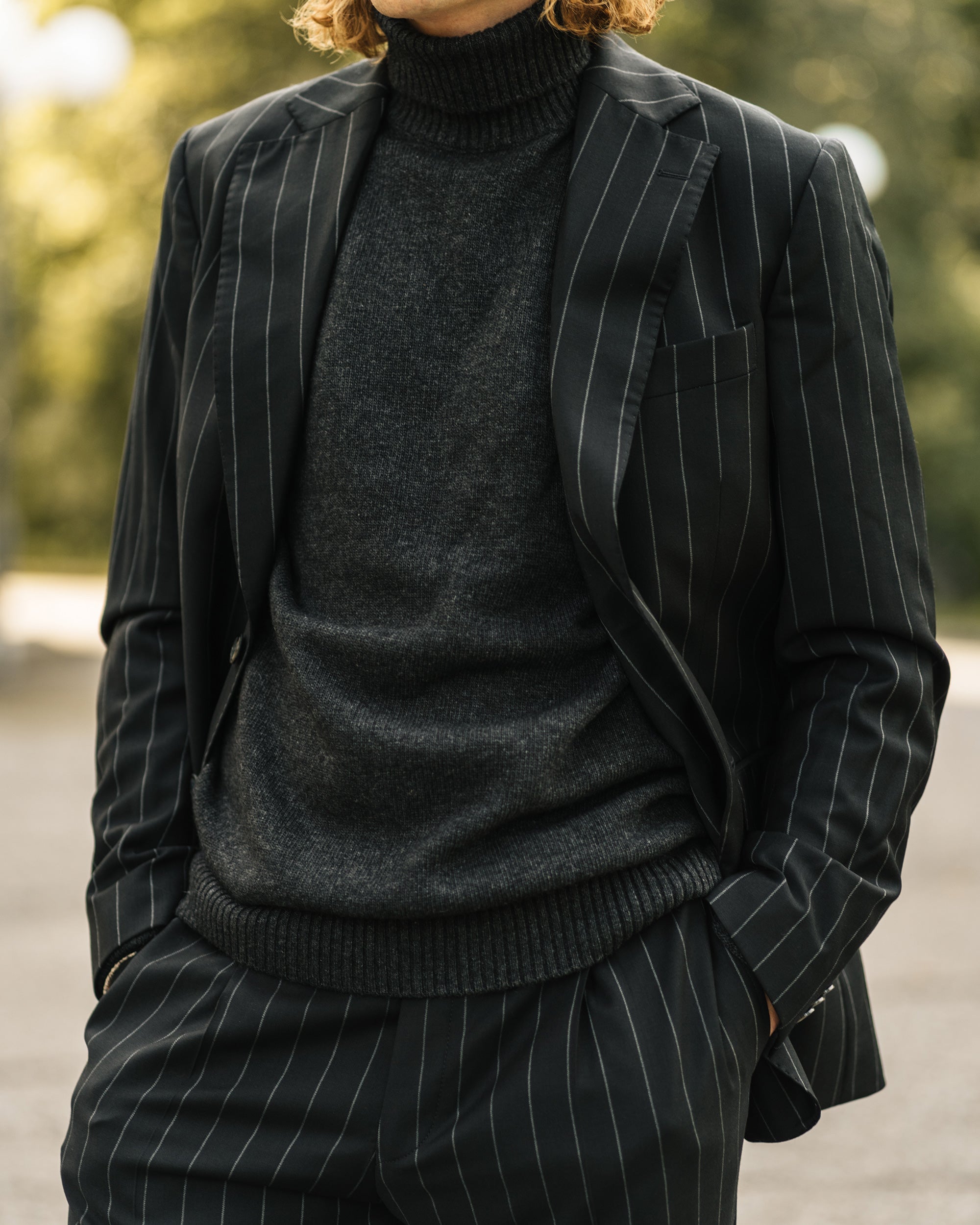 Ragnar Dark Grey Rollneck