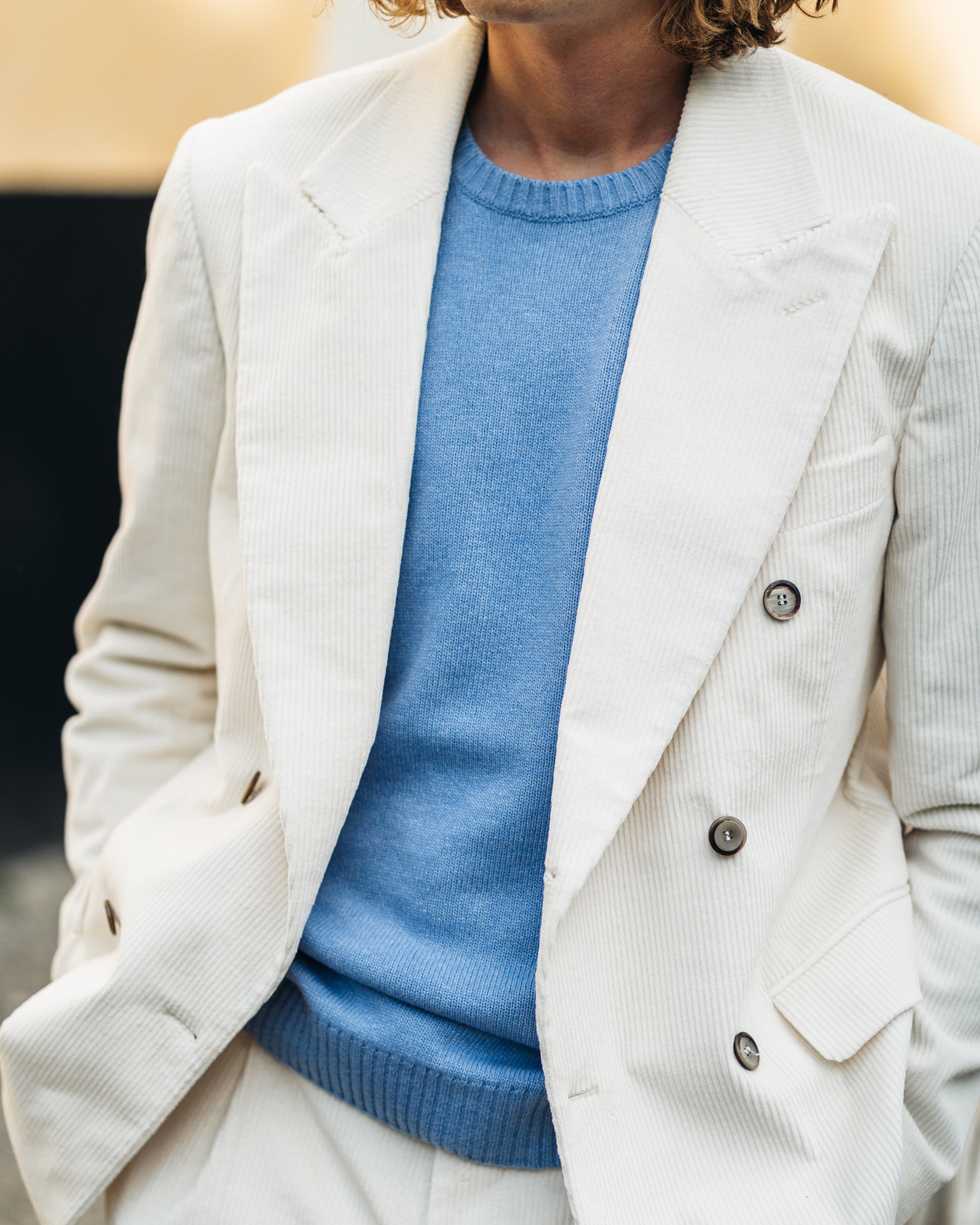 Harald Light Blue Crewneck Sweater