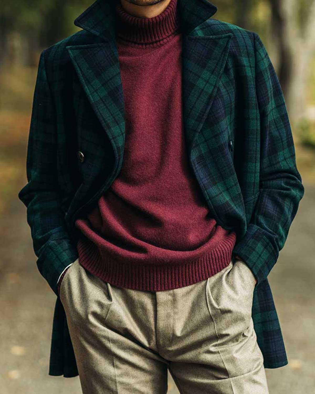 Ragnar Burgundy Rollneck