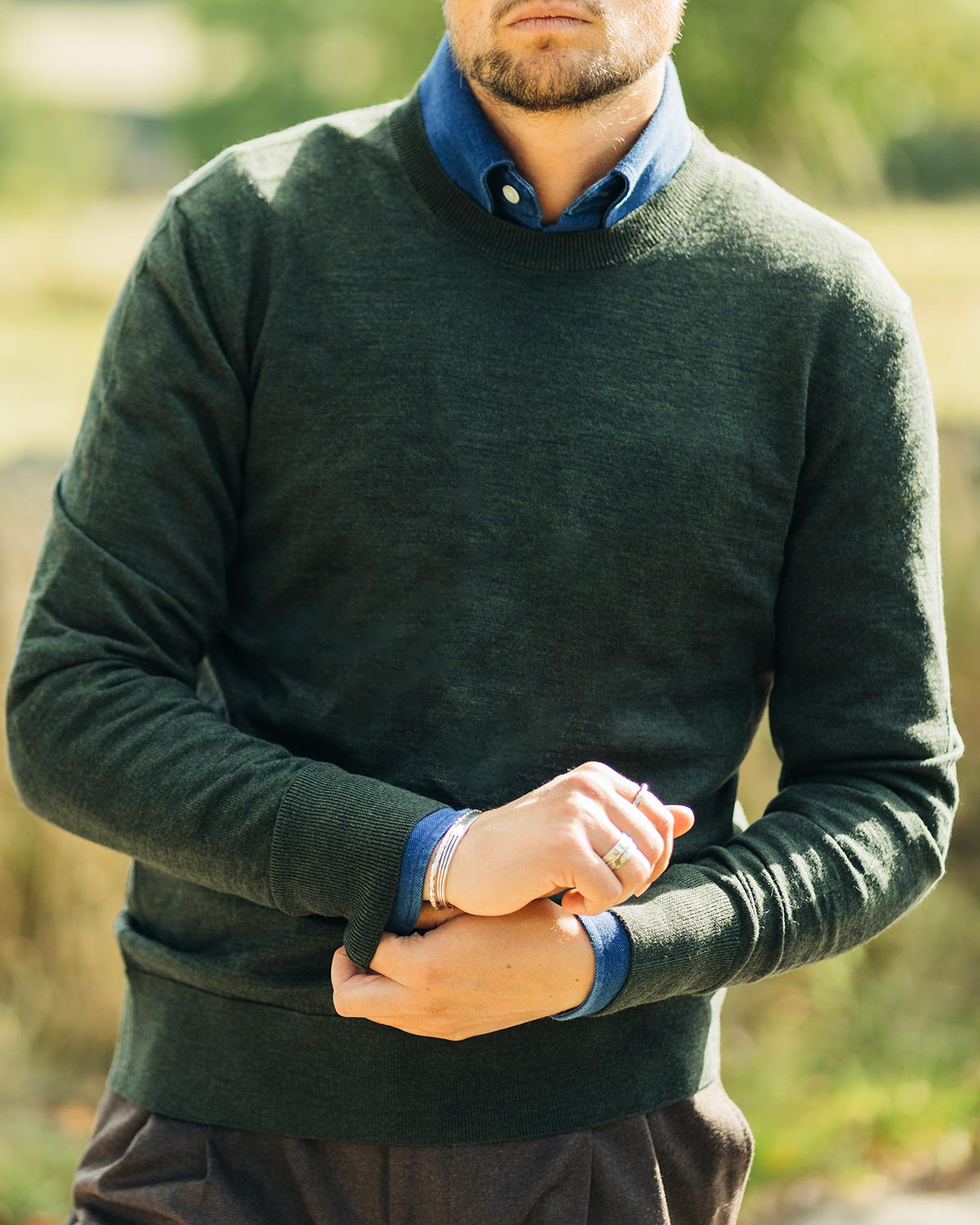 Ivy Green Crewneck Sweater