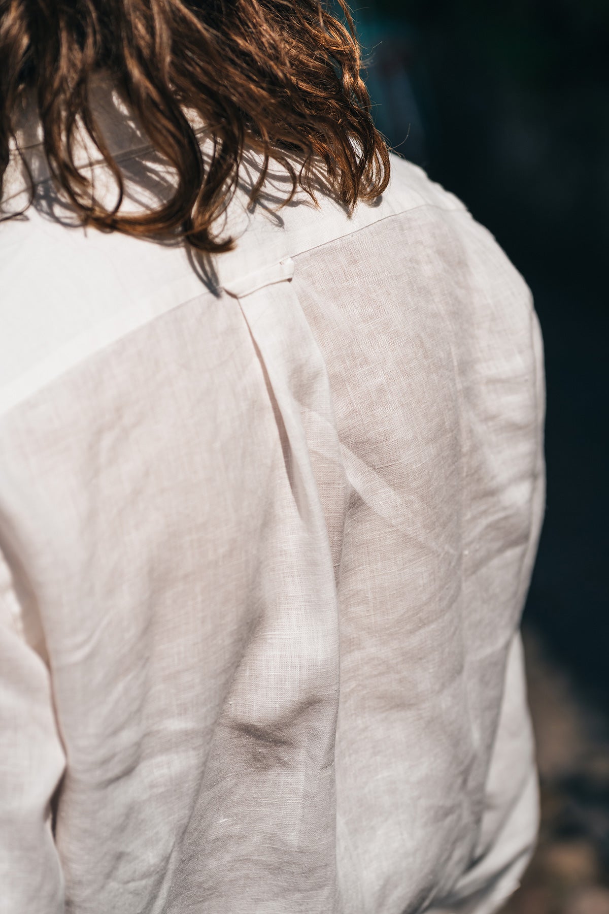 Jerry White Linen Shirt