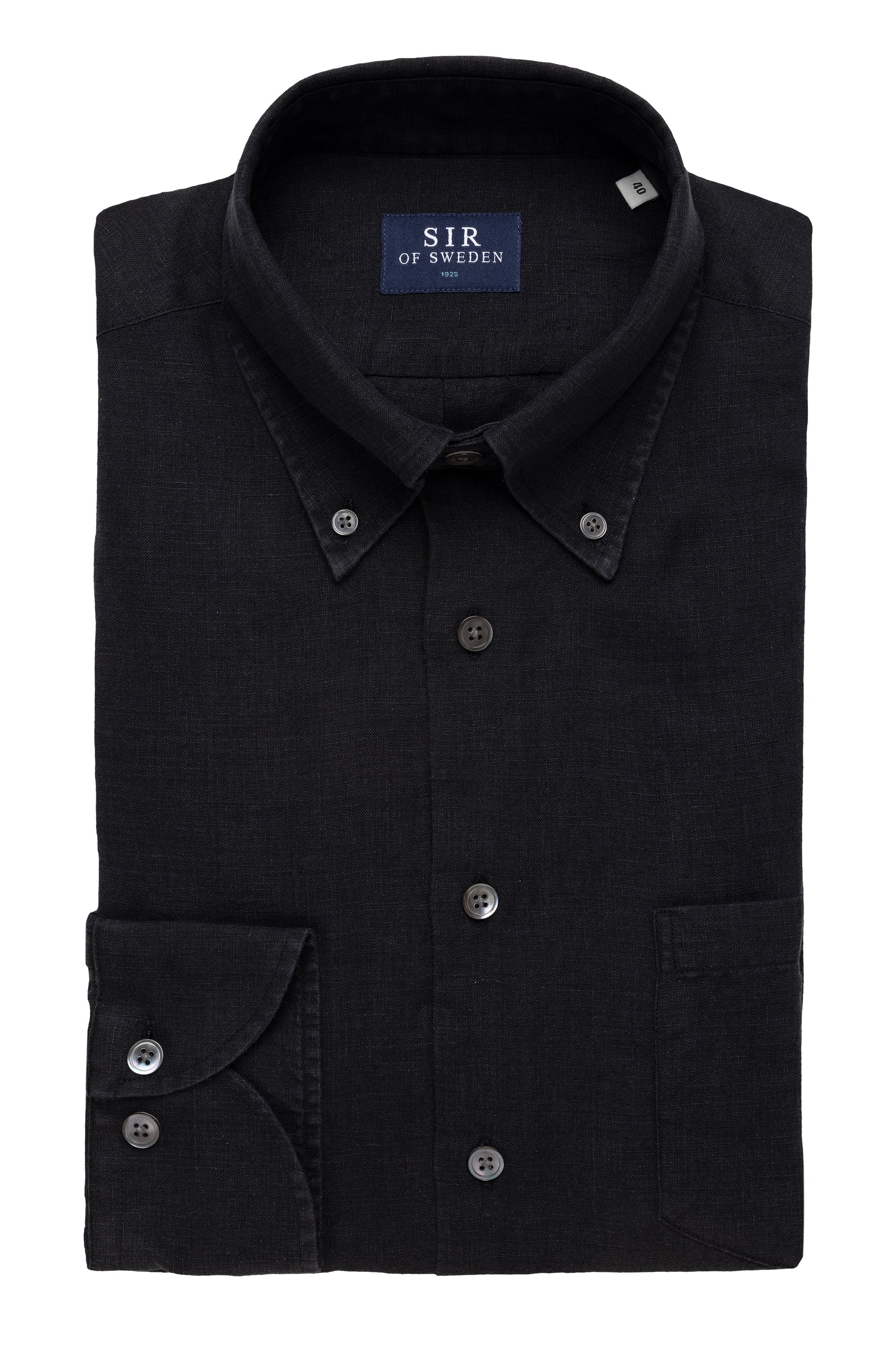 Jerry Black Linen Shirt