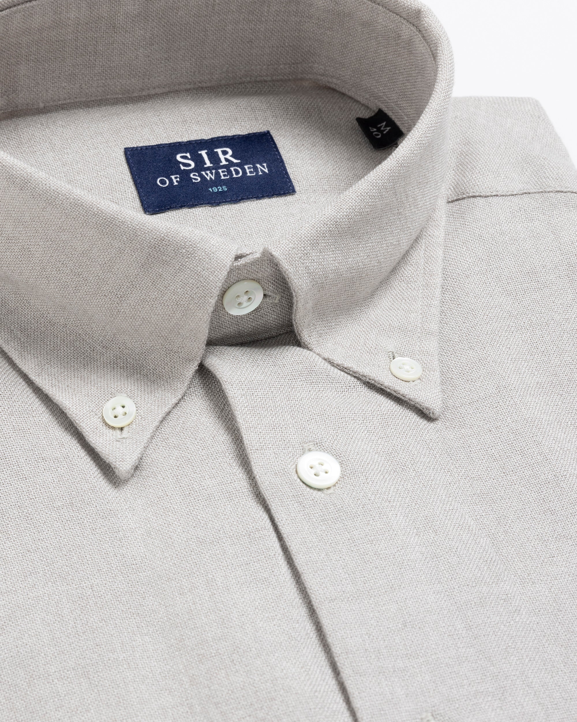 Jerry Greige Wool Modal Shirt