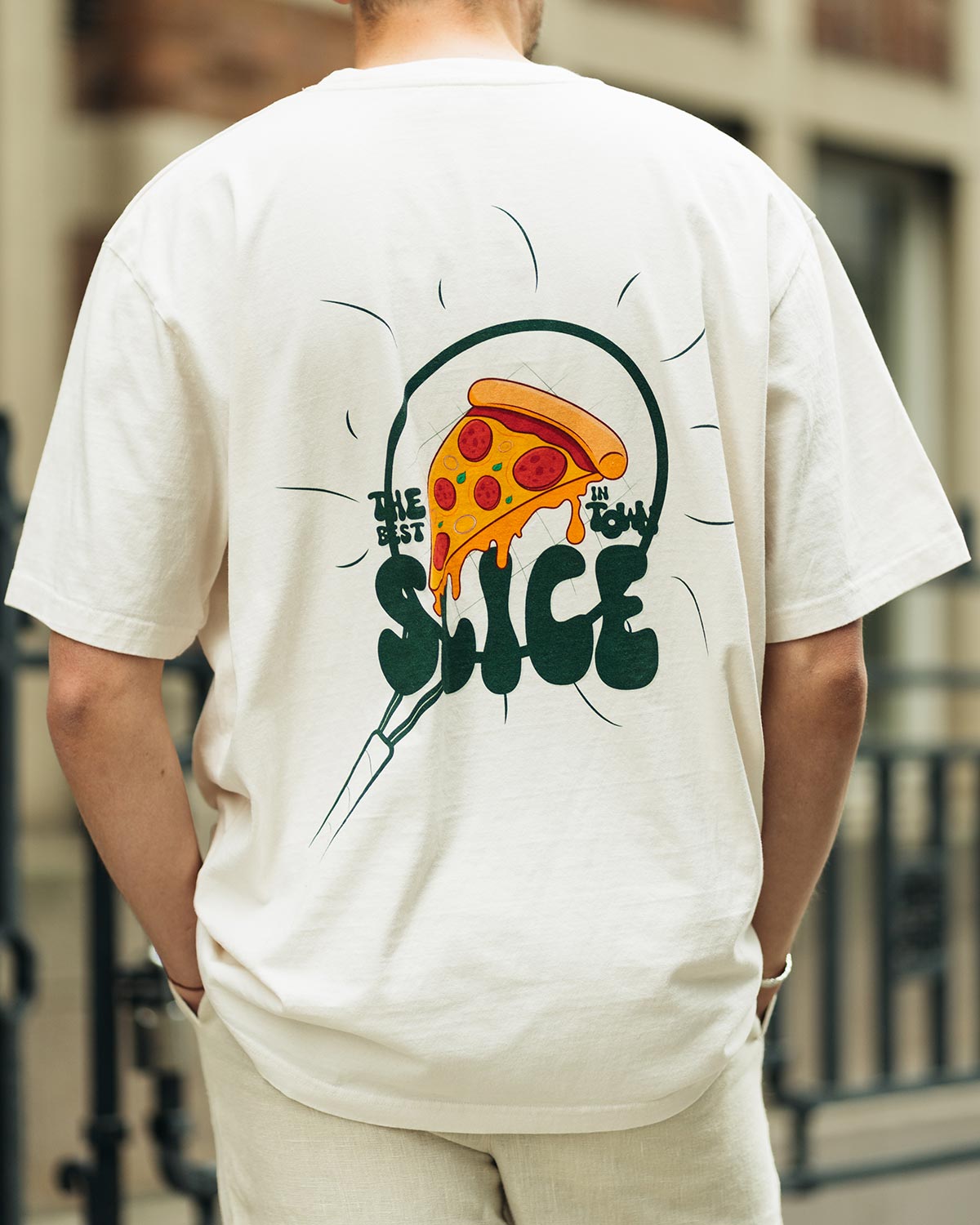 Sinner Off White Oversized Slice Tee