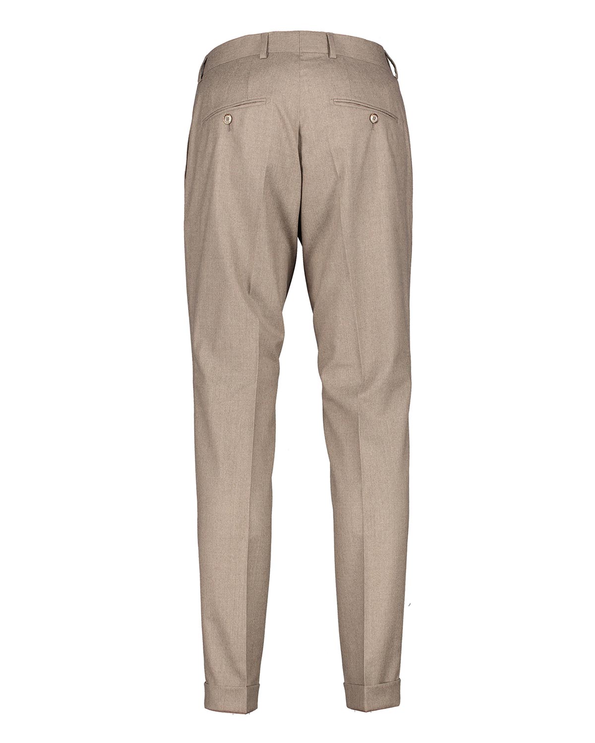 Alex Beige Flannel Trousers