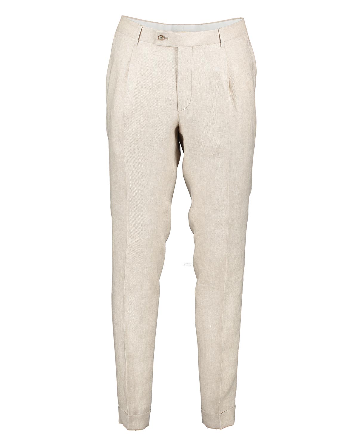 Alex Beige Linen Trousers