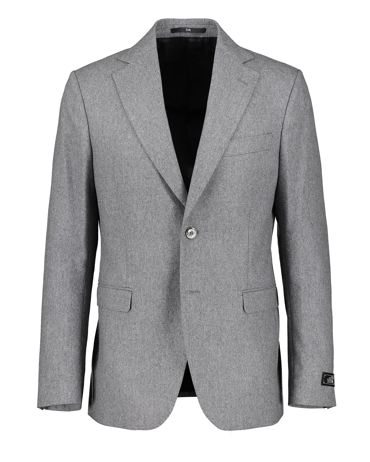 Eliot Grey Flannel Stretch Jacket