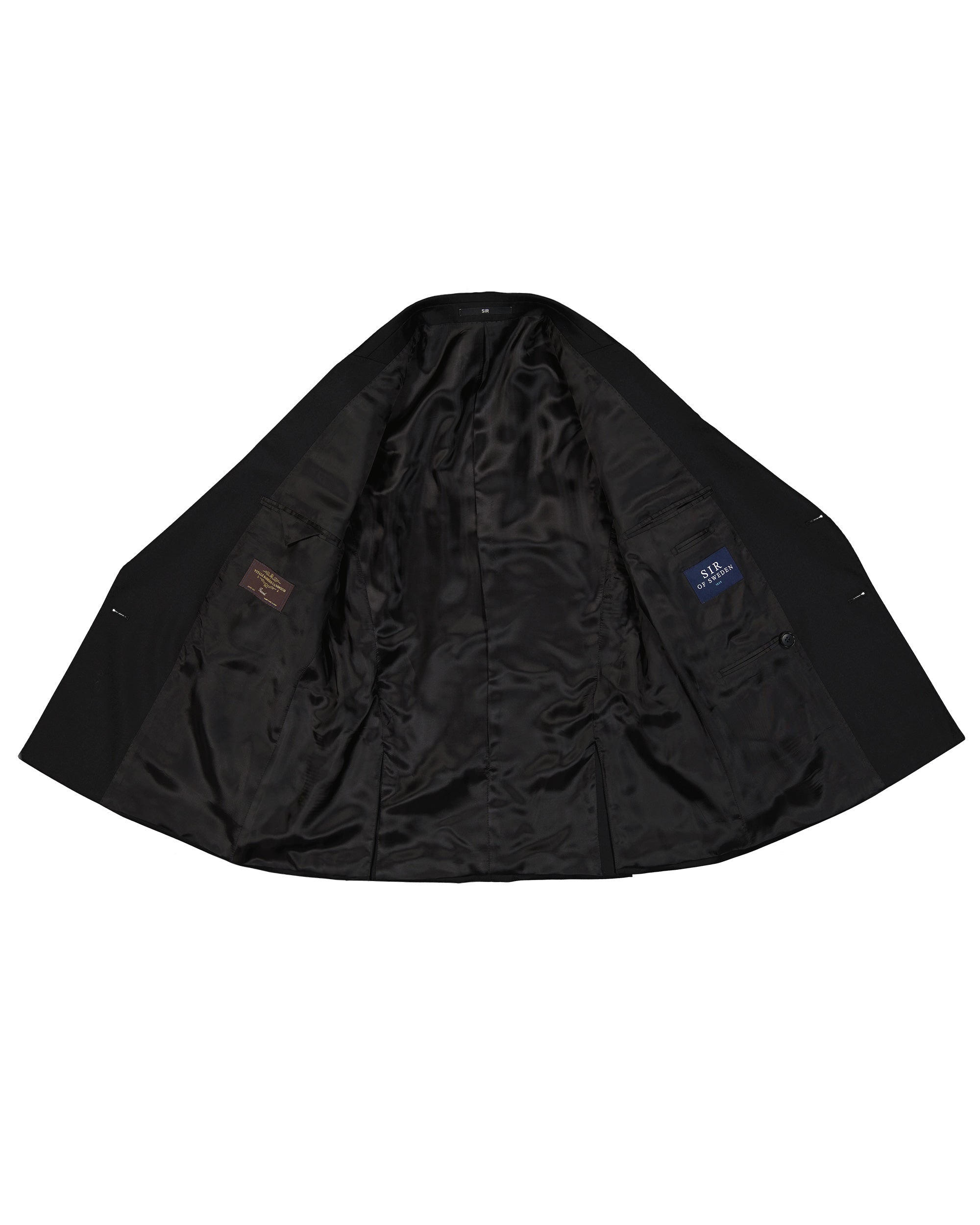 Ralph Black Double Breasted Flannel Jacket