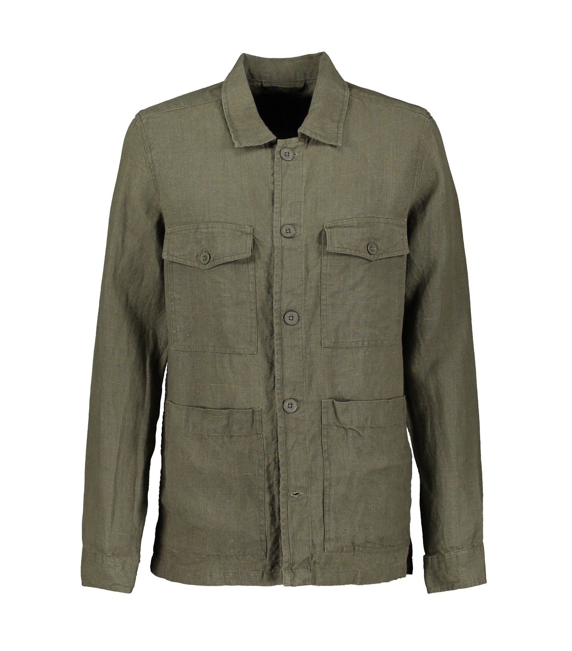 Jake Green Linen Overshirt