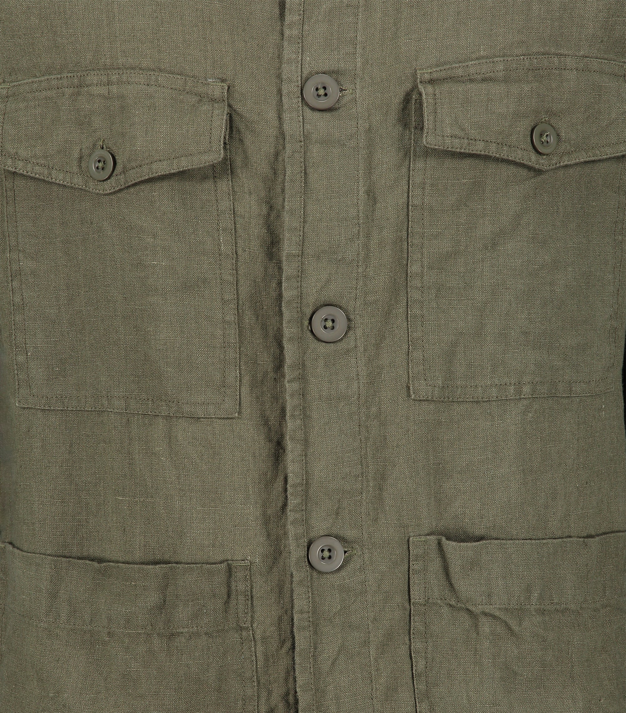 Jake Green Linen Overshirt