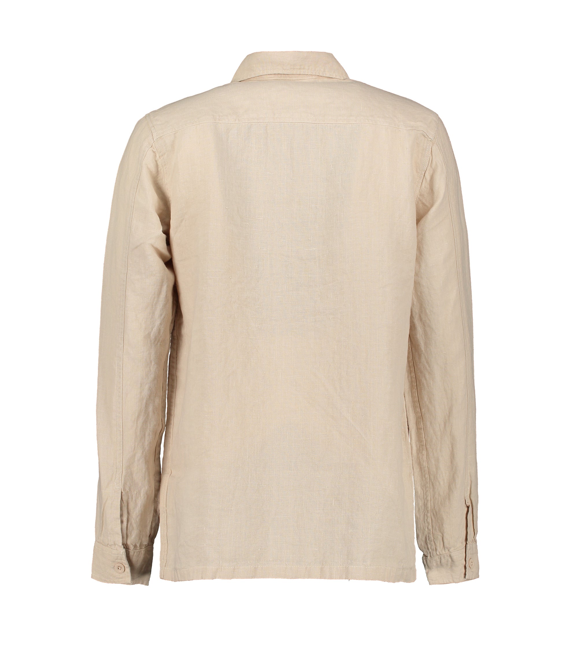 Jake Beige Linen Overshirt