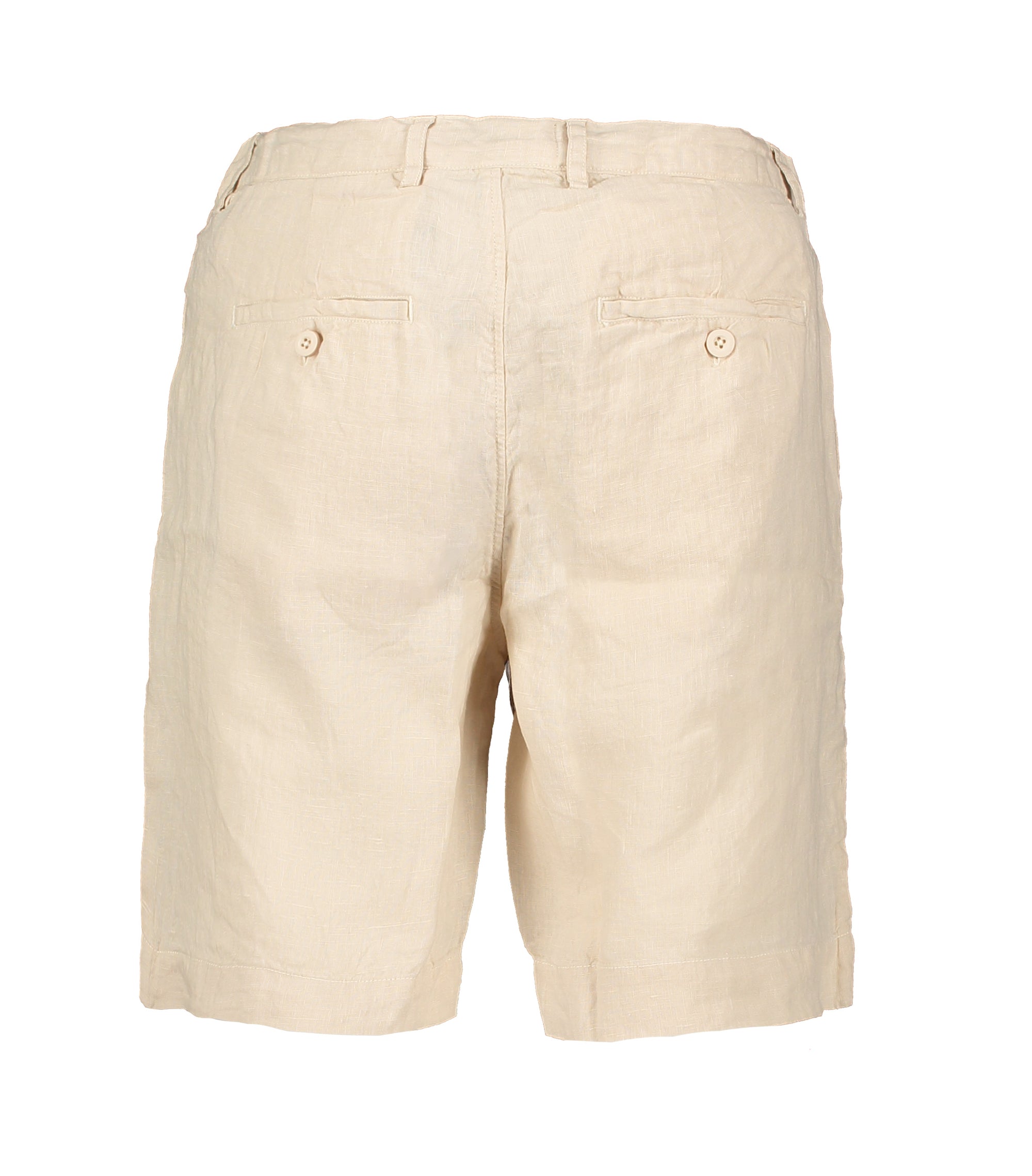 Alan Beige Linen Shorts