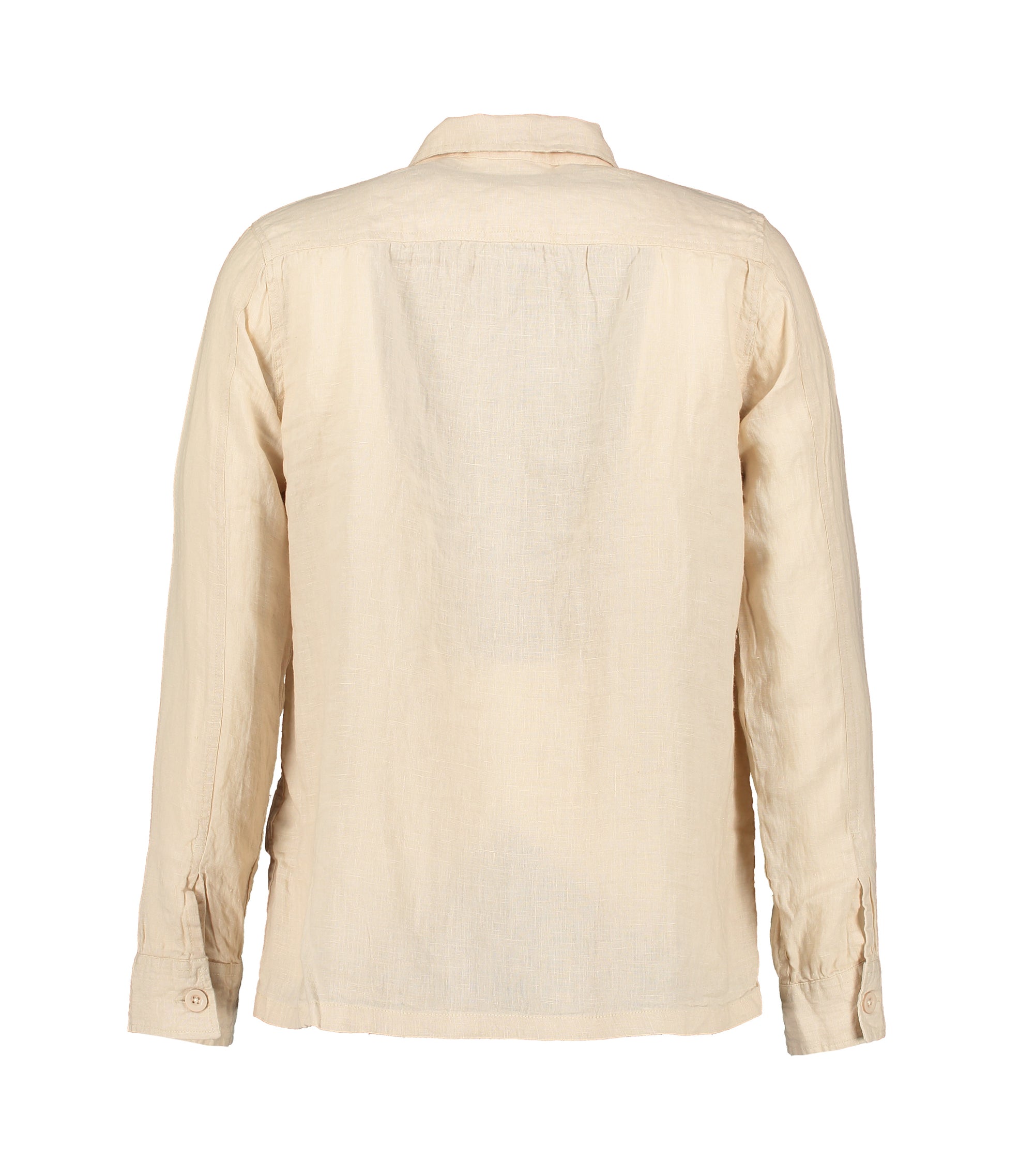 Solace Beige Linen Overshirt
