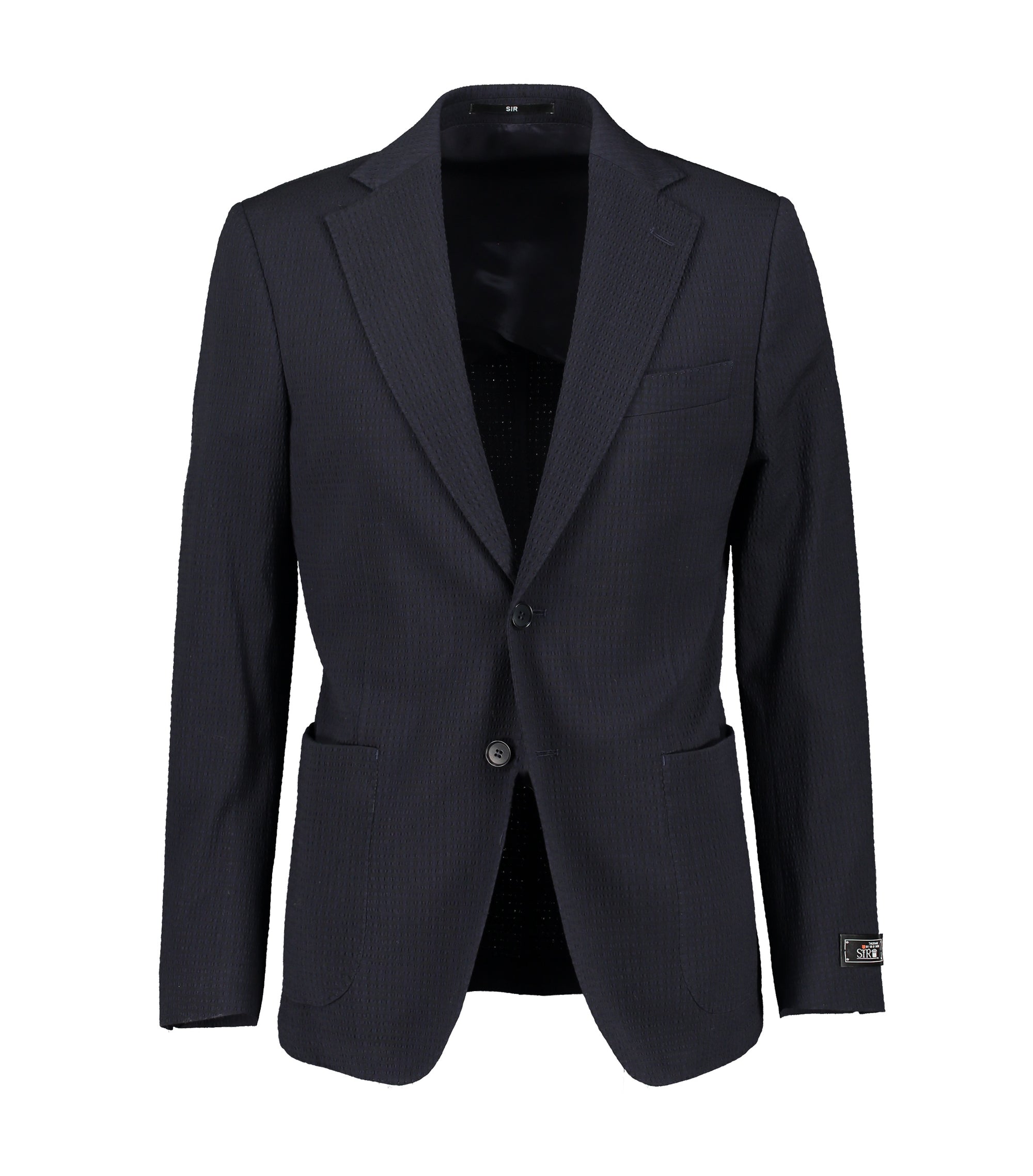 Ness Navy Seersucker Jacket