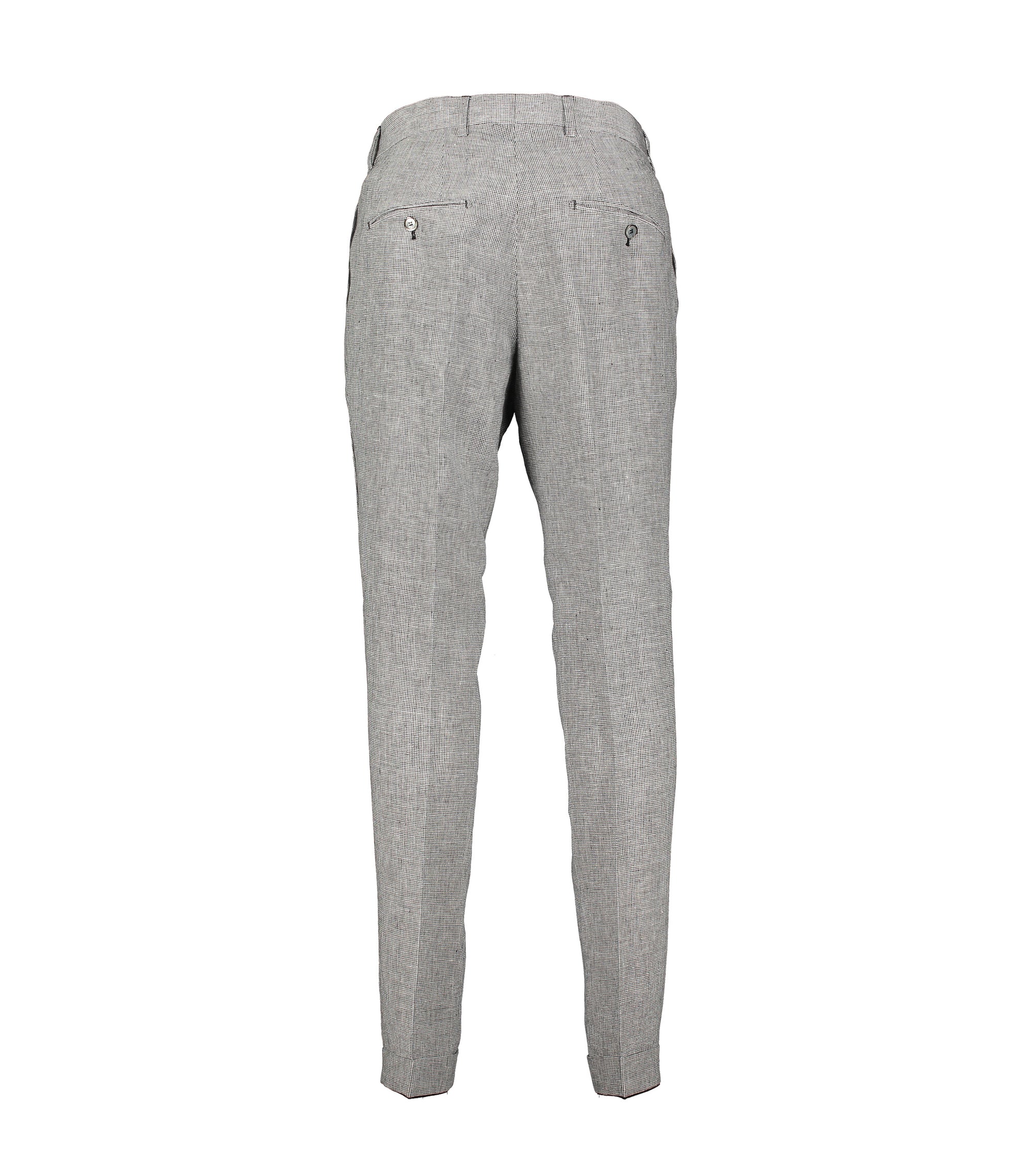 Alex Houndstooth Linen Trousers