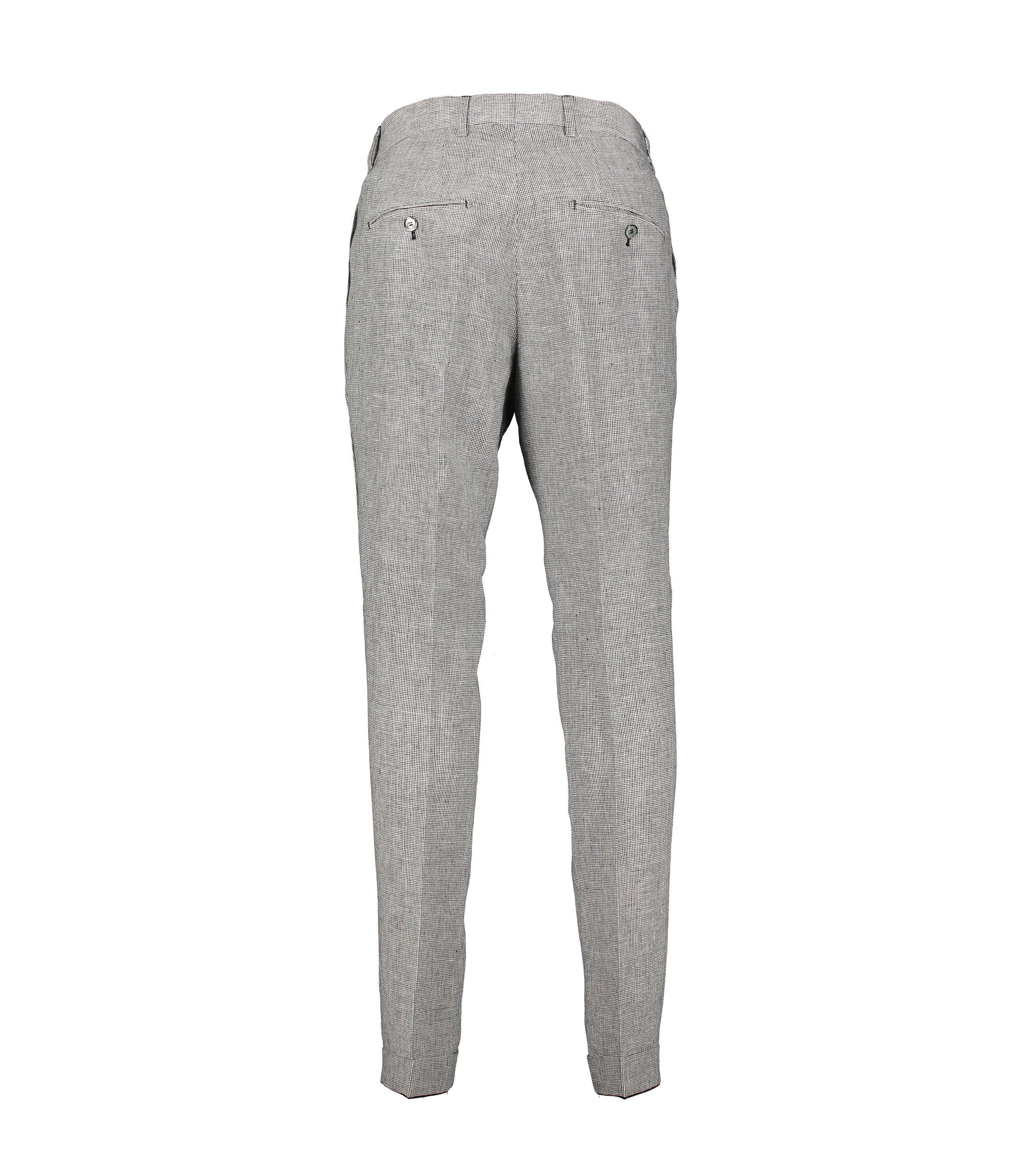 Alex Houndstooth Linen Trousers
