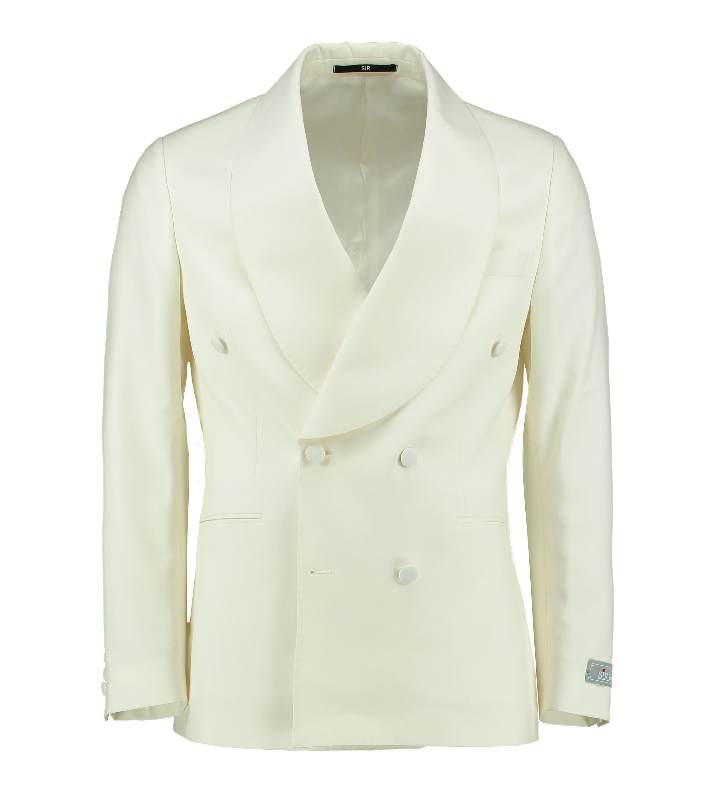 Double breasted outlet white dinner jacket