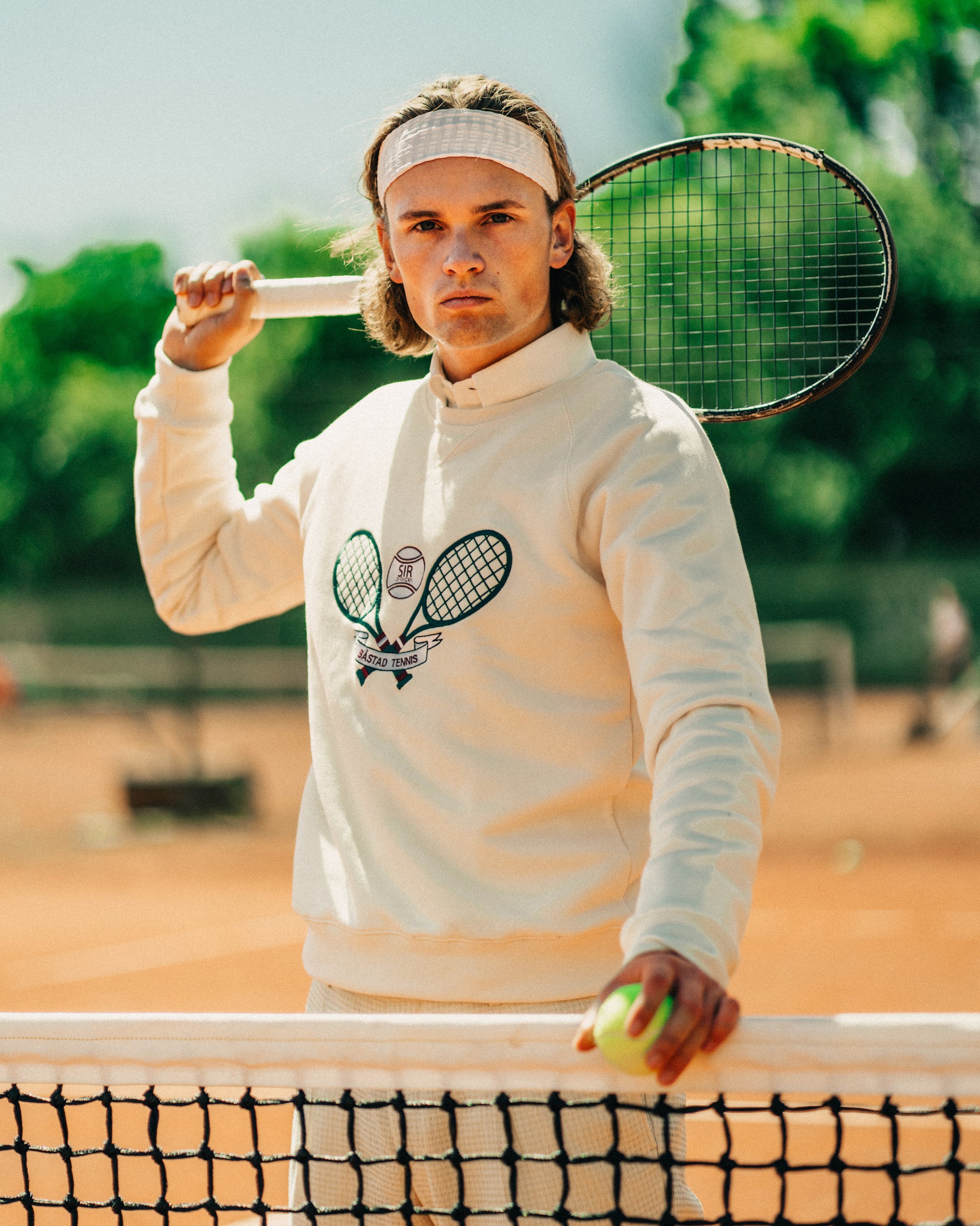 Ash Off White College Tennis Sweater
