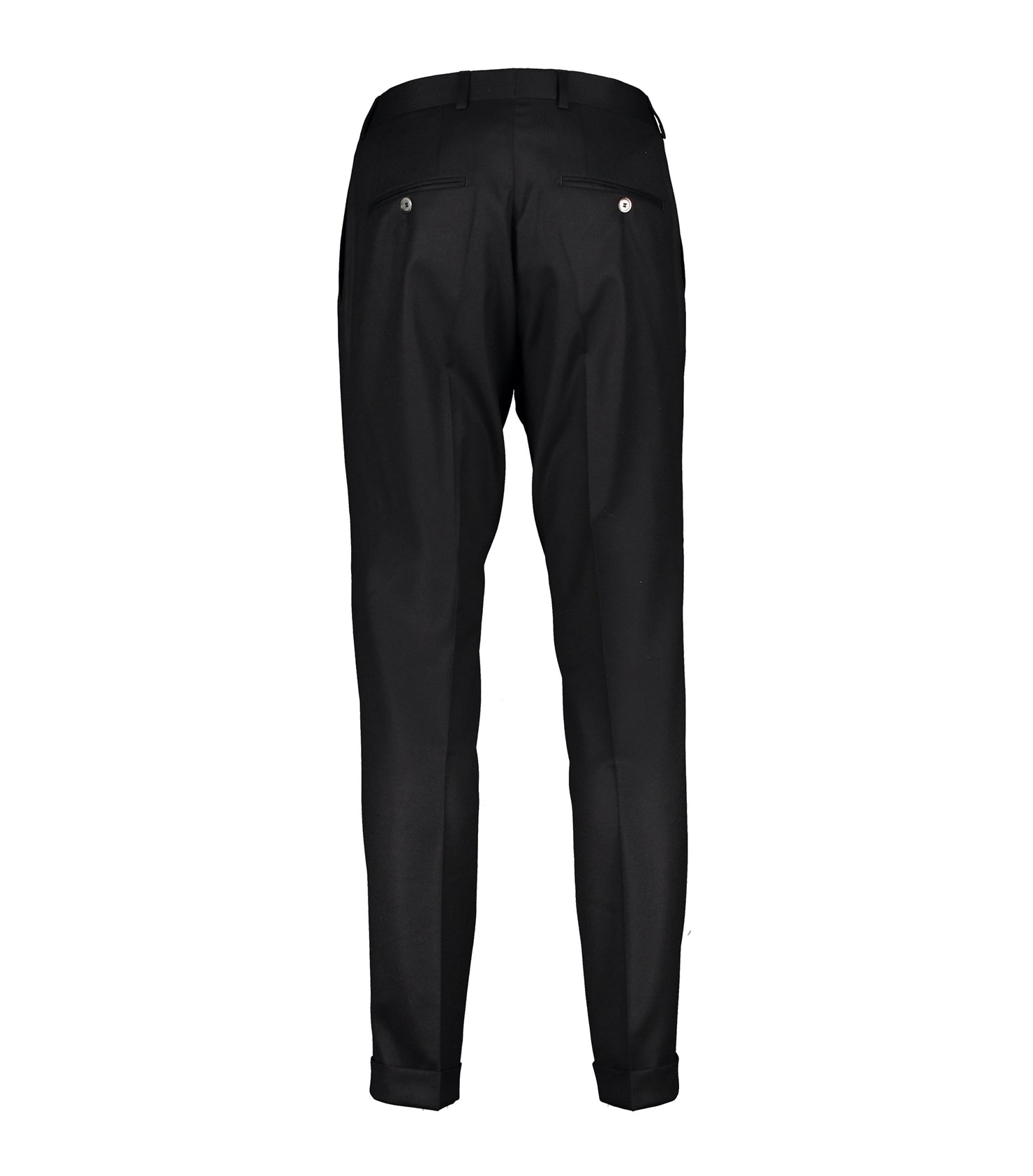Alex Black Flannel Trousers