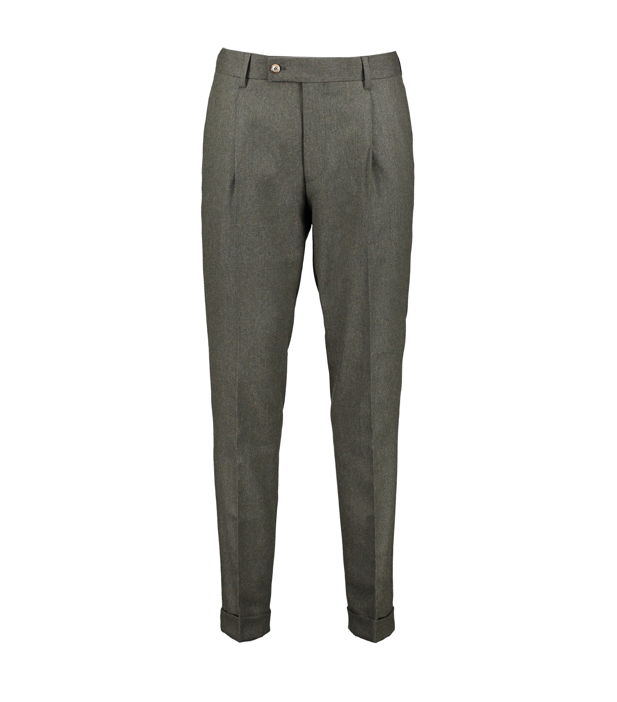 Alex Green Flannel Stretch Trousers