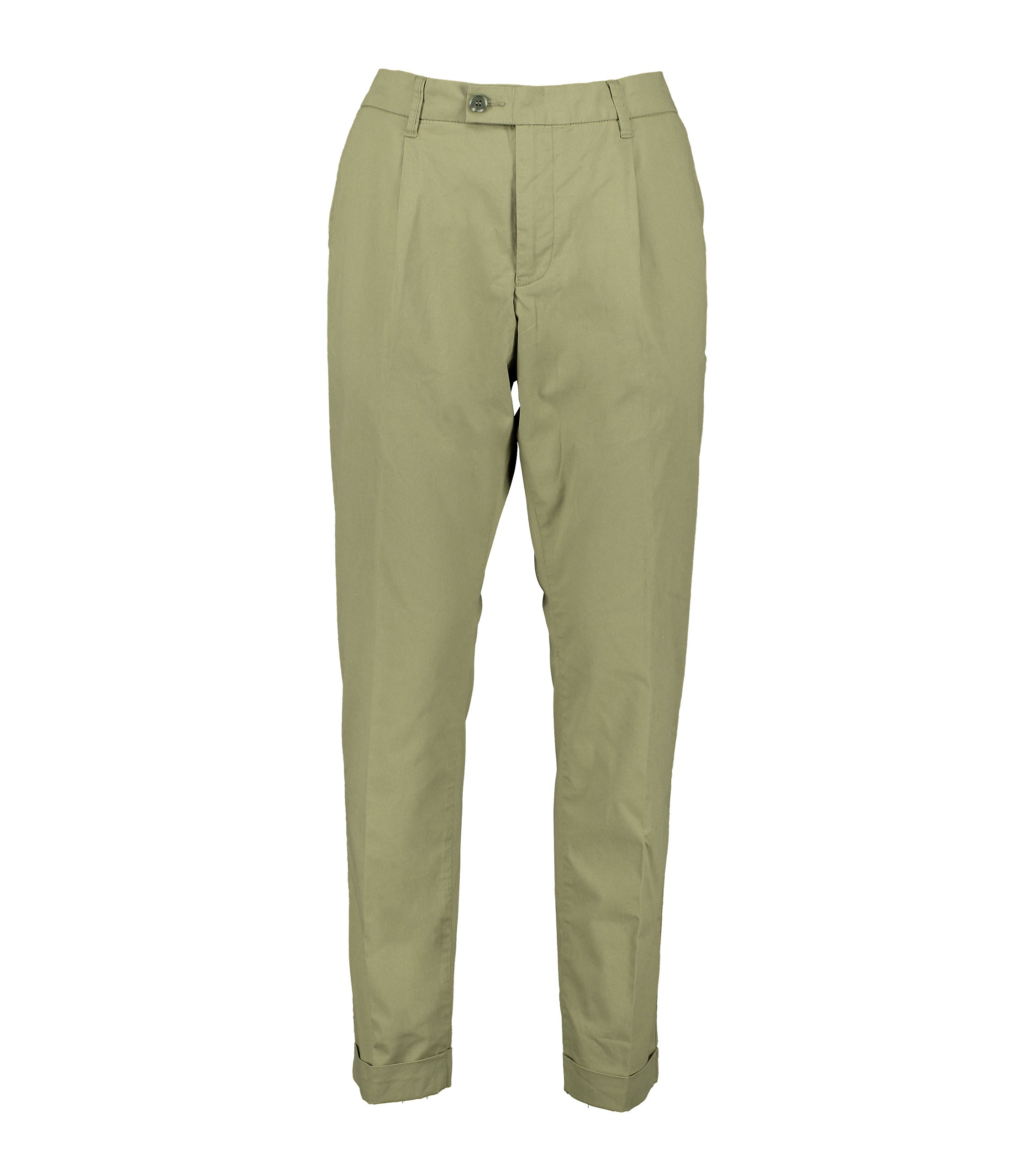 Alex Green Cotton Stretch Trousers