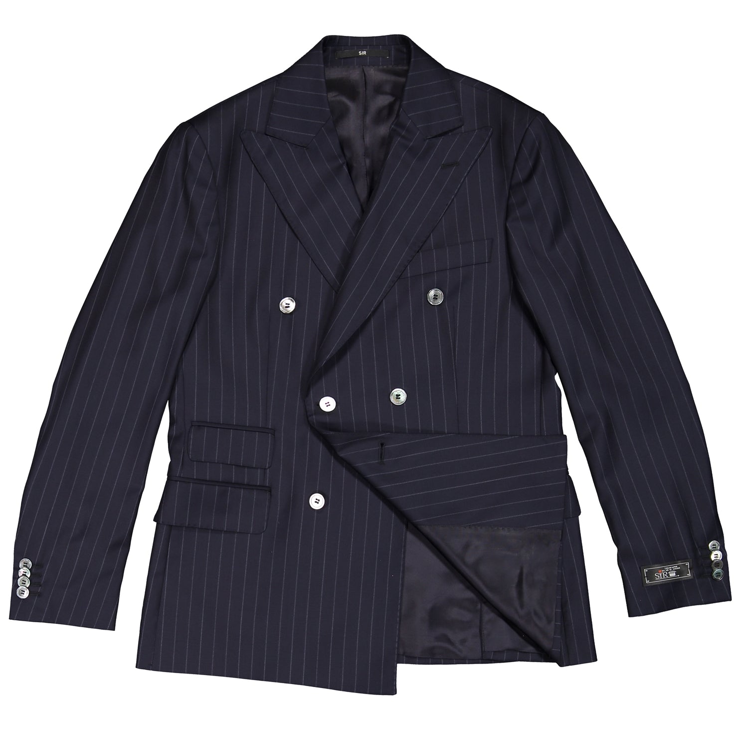 Bugsy Navy Pinstripe Suit