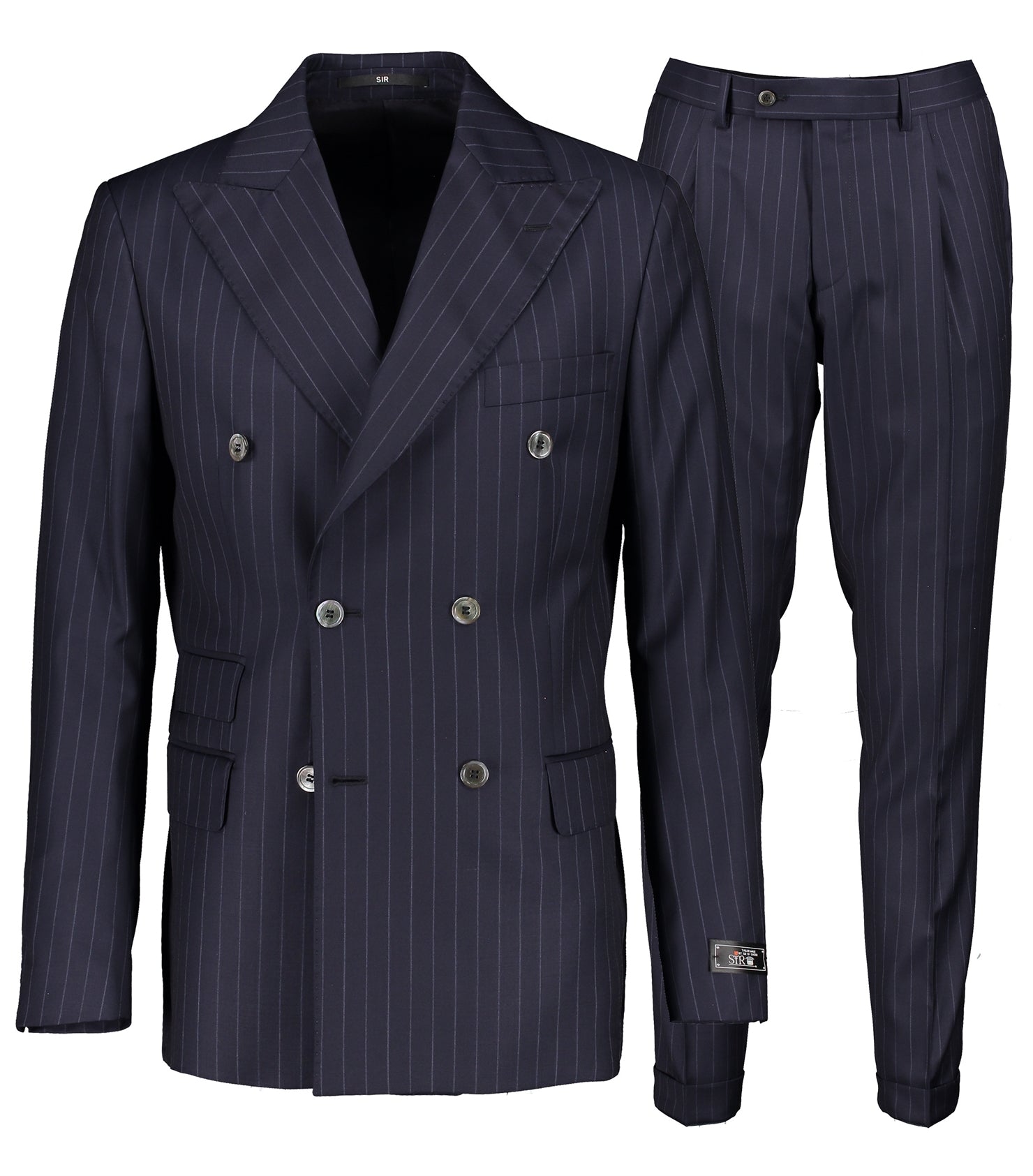 Bugsy Navy Pinstripe Suit