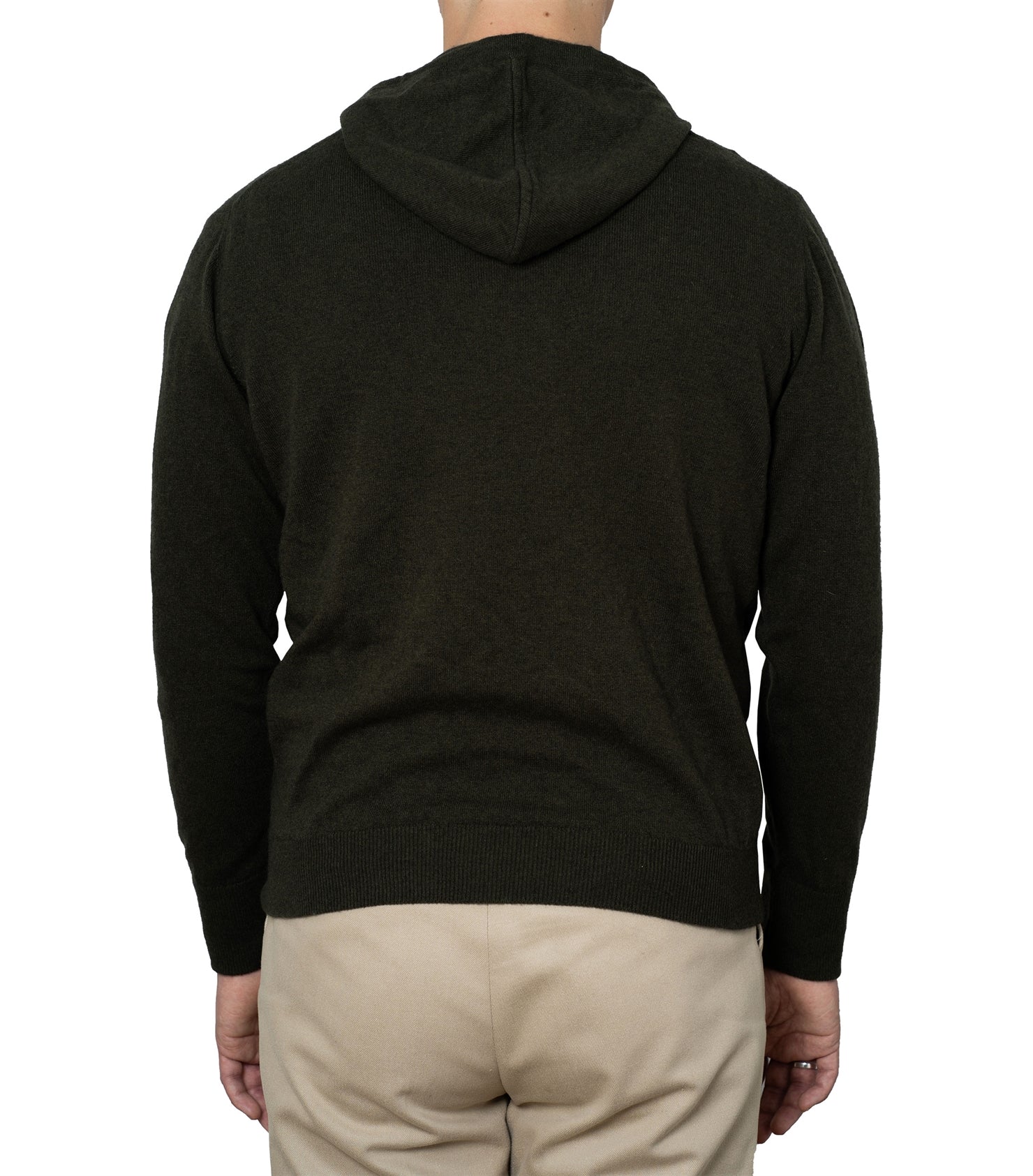 Runo Green Cashwool Hoodie