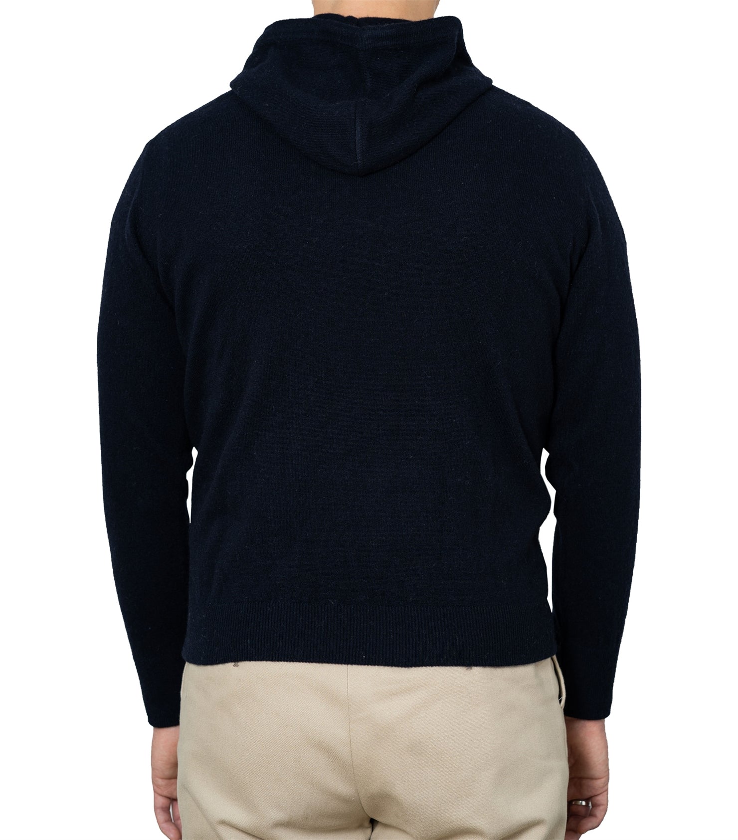 Runo Navy Cashwool Hoodie