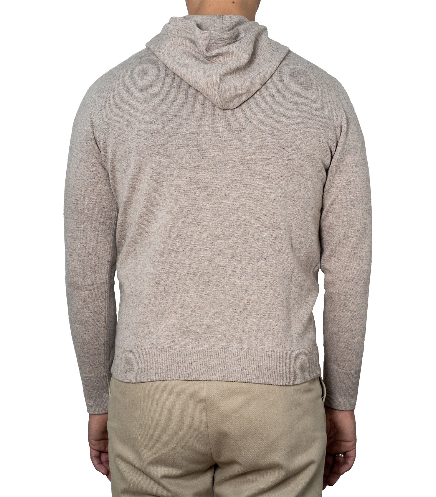 Runo Beige Cashwool Hoodie