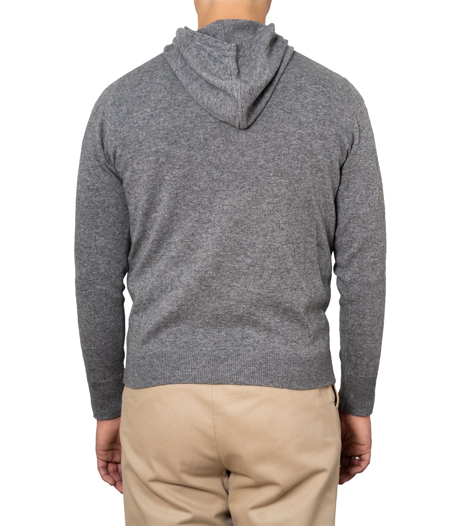 Runo Light Grey Cashwool Hoodie