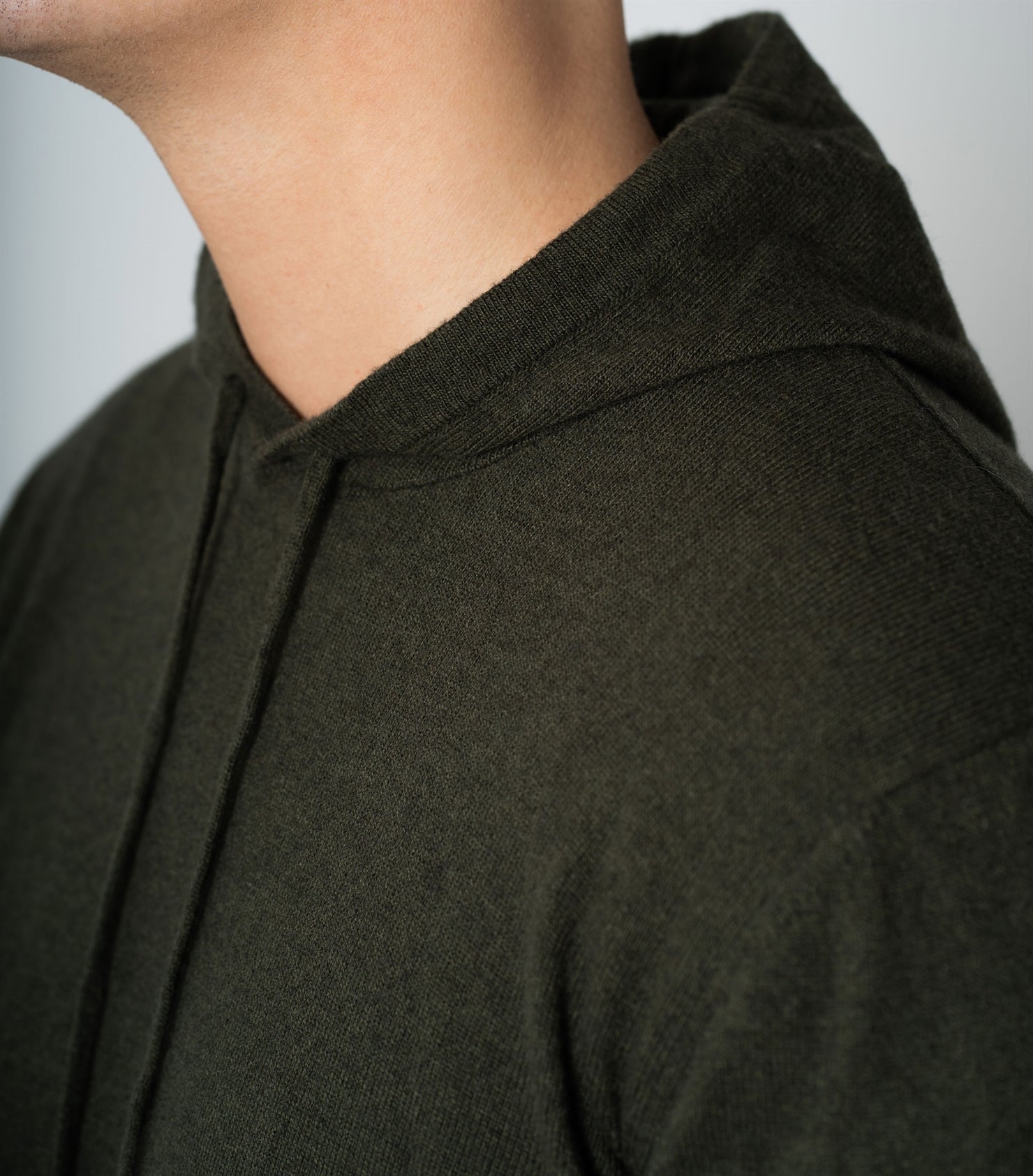 Runo Green Cashwool Hoodie