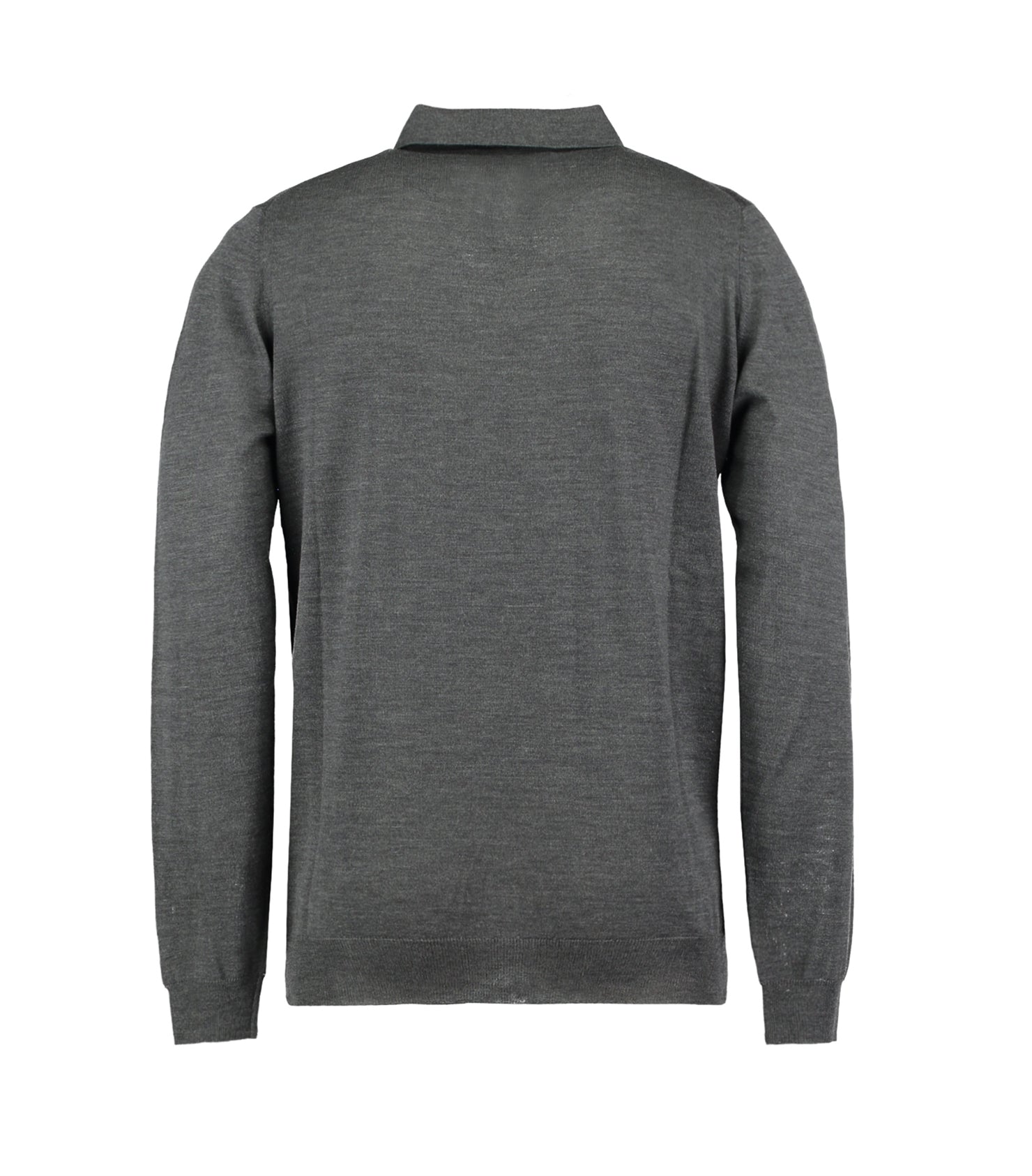 Astley Charcoal Merino Polo Shirt