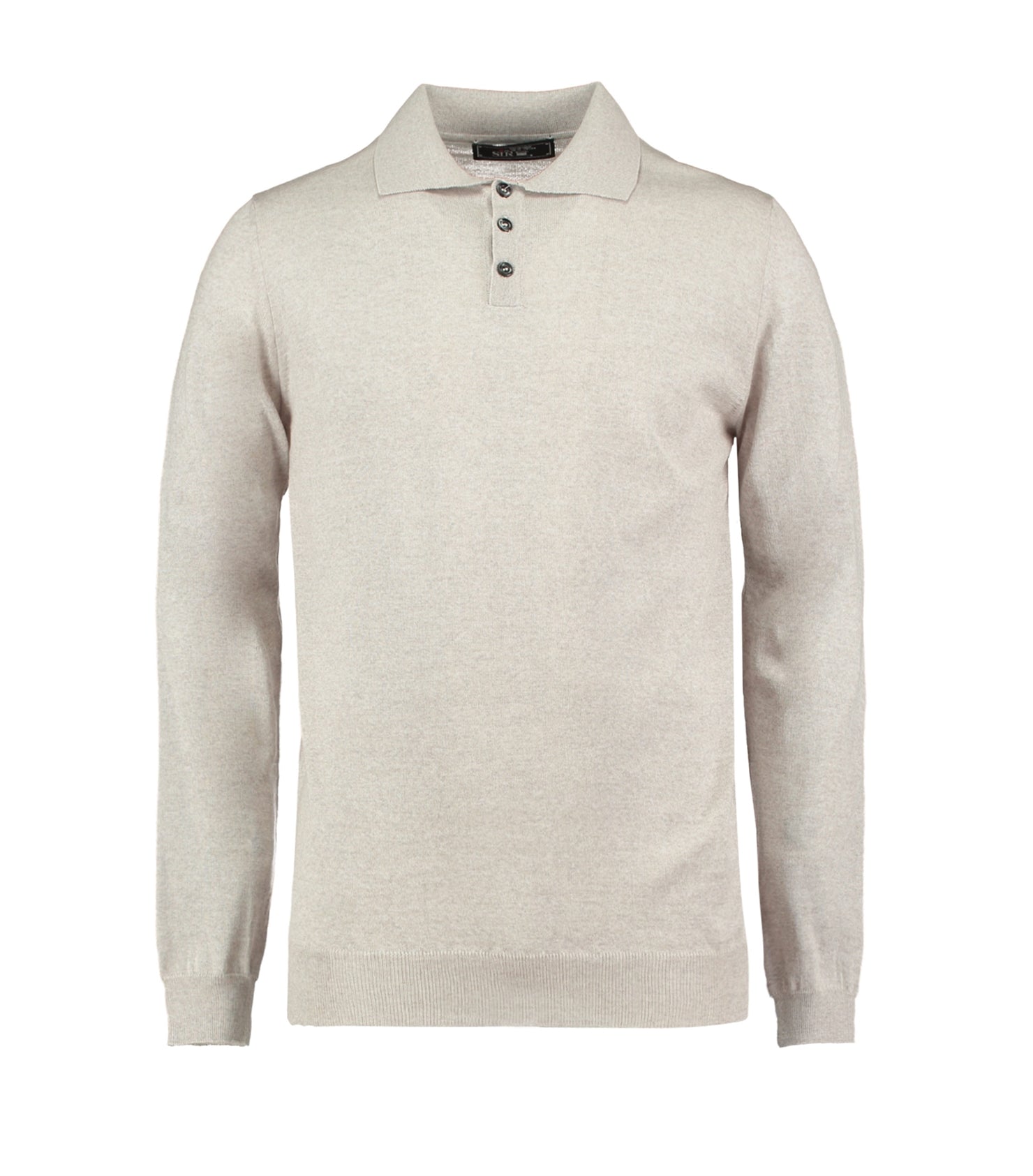 Astley Beige Merino Polo Shirt